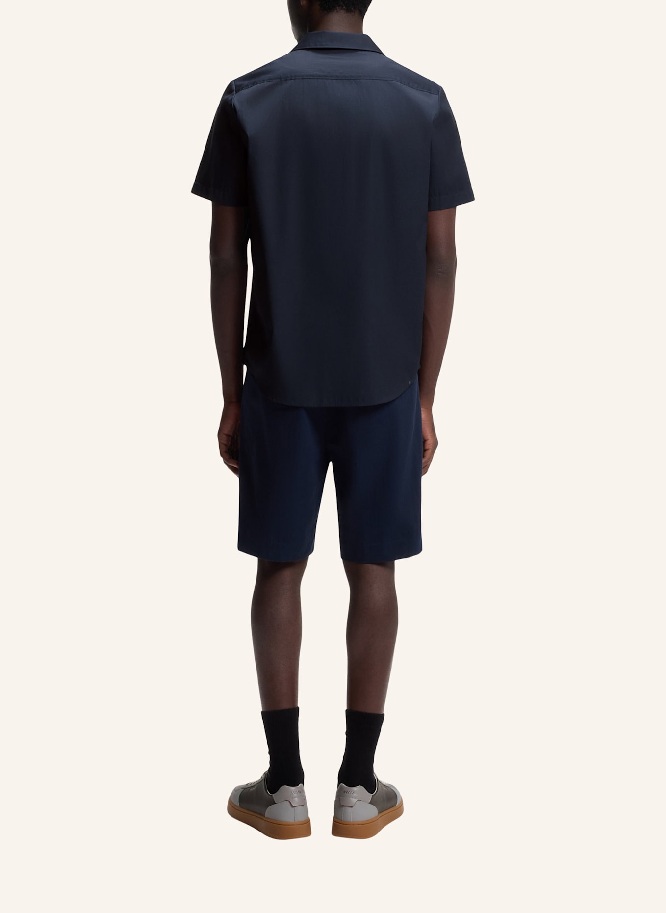 HUGO Business Hemd ELLINO Regular Fit: DUNKELBLAU
