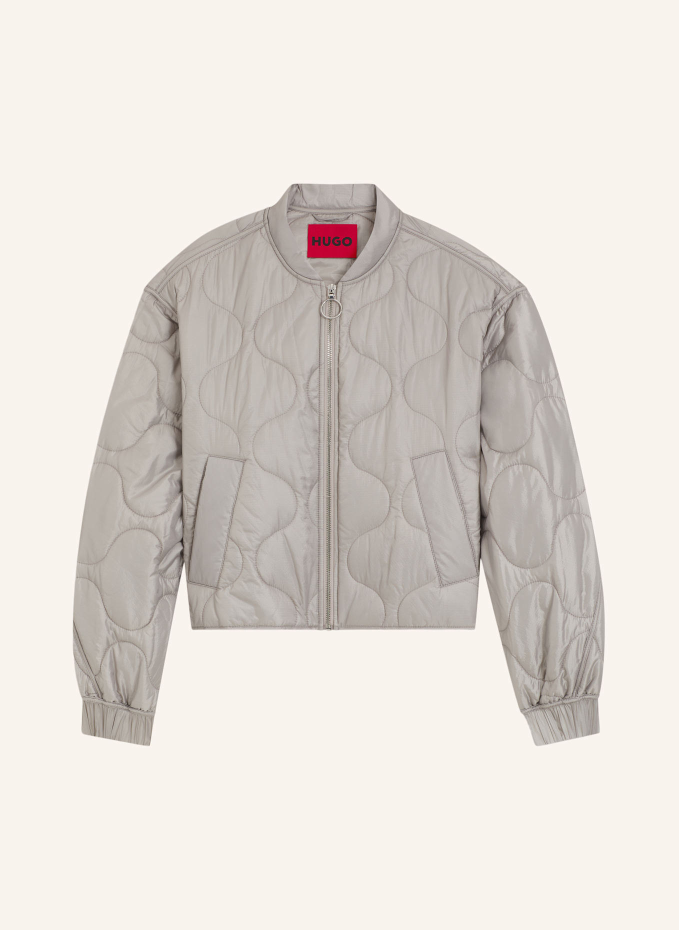 HUGO Casual Jacke FULAN-3 Relaxed Fit: GRAU