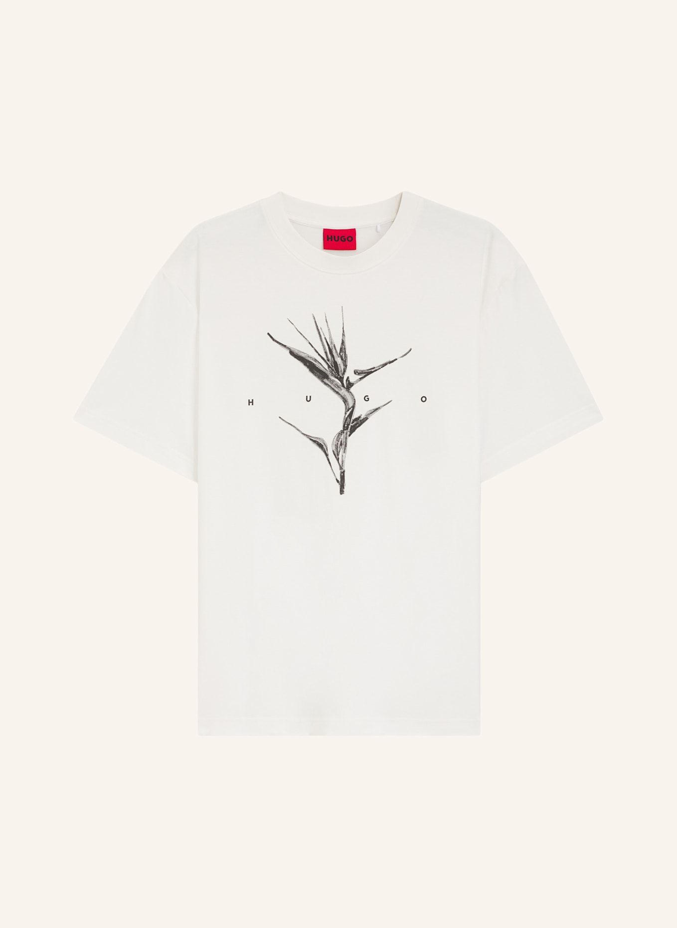 HUGO T-Shirt DARISE Relaxed Fit: WEISS
