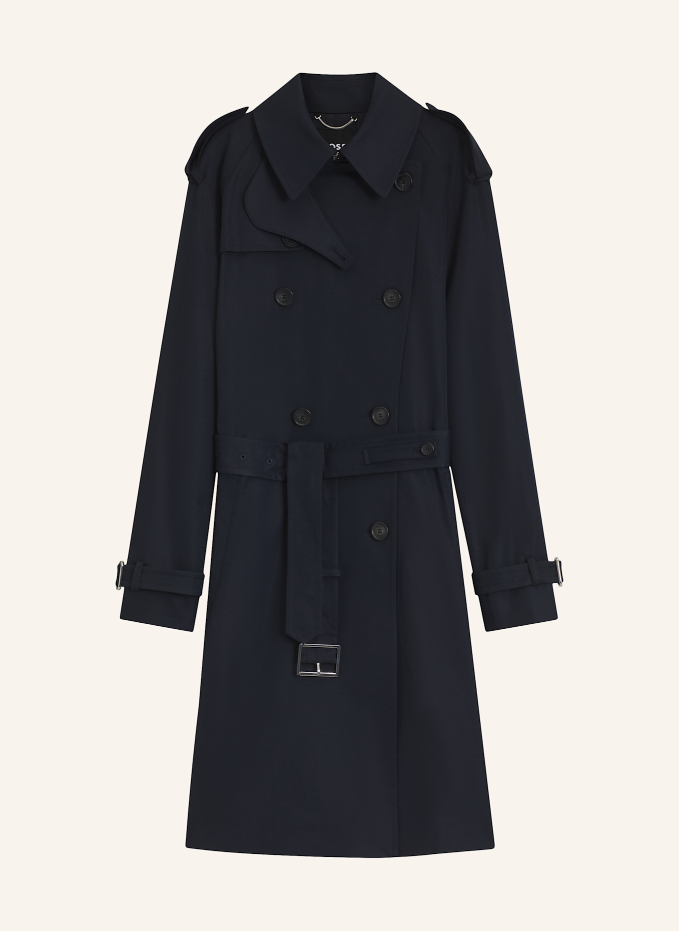 BOSS Klassischer Mantel CAOMY Regular Fit: DUNKELBLAU