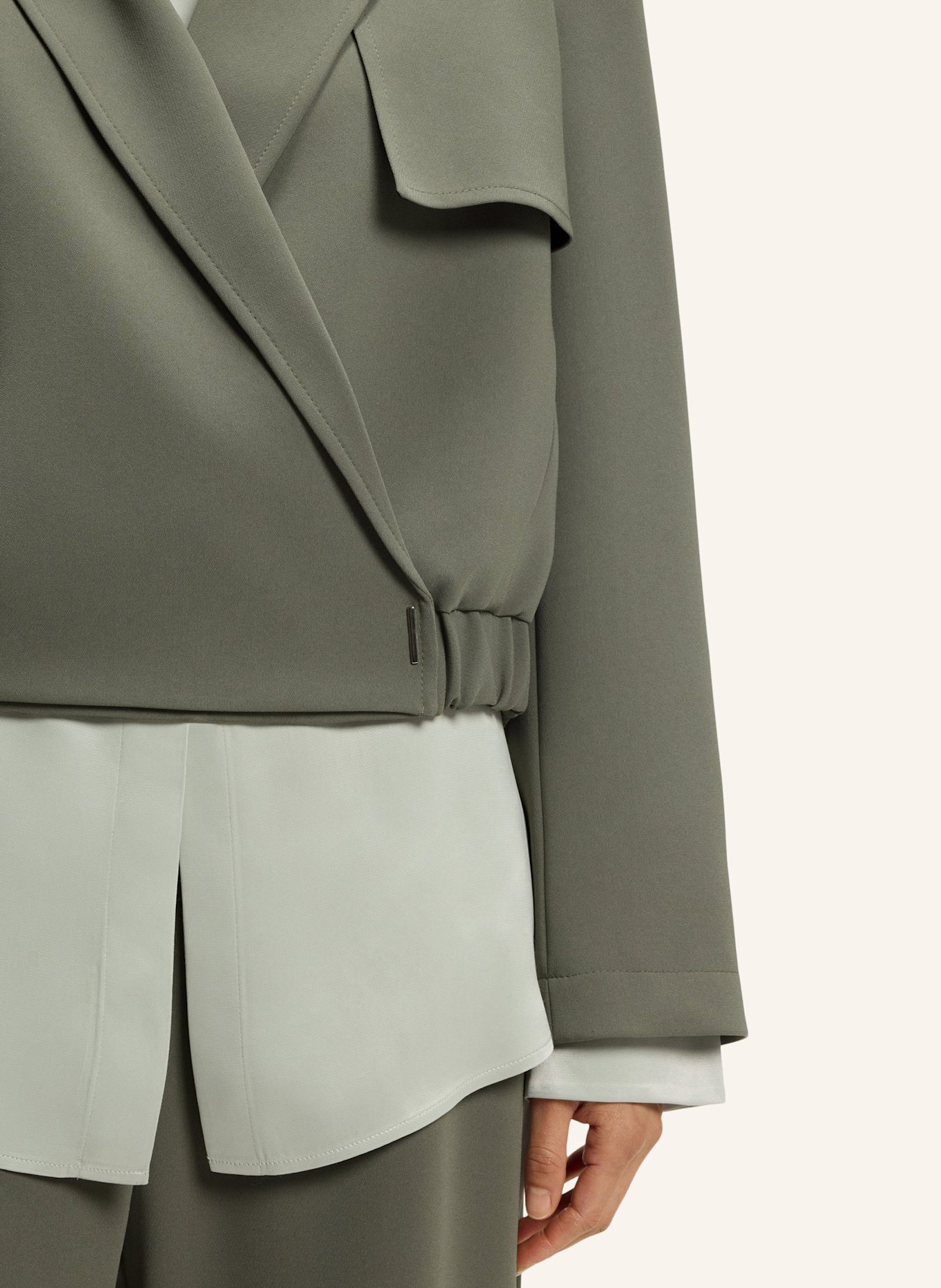 BOSS Blazer JENCHI Relaxed Fit: DUNKELGRÜN