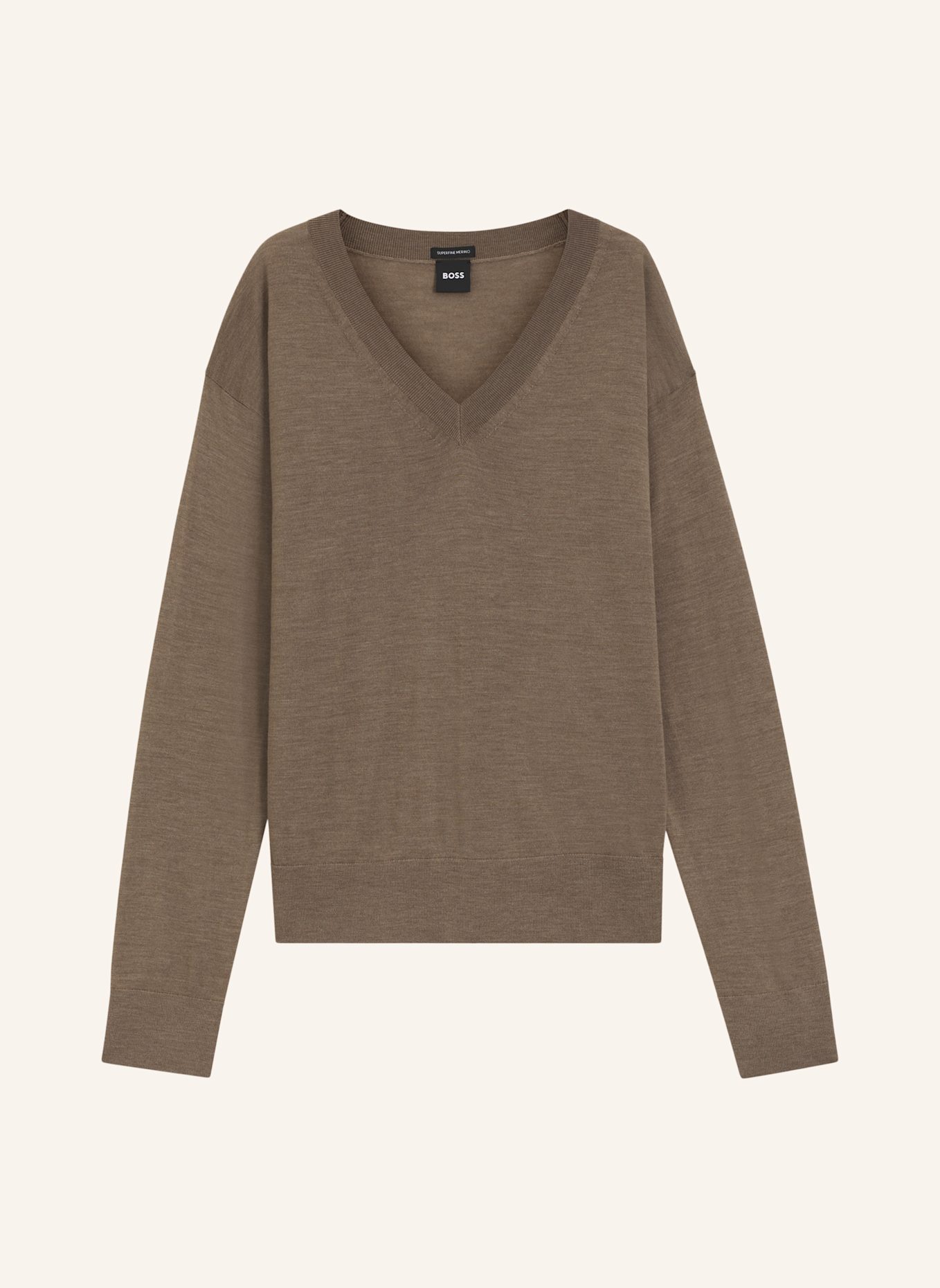 BOSS Pullover FREESLYN: BRAUN