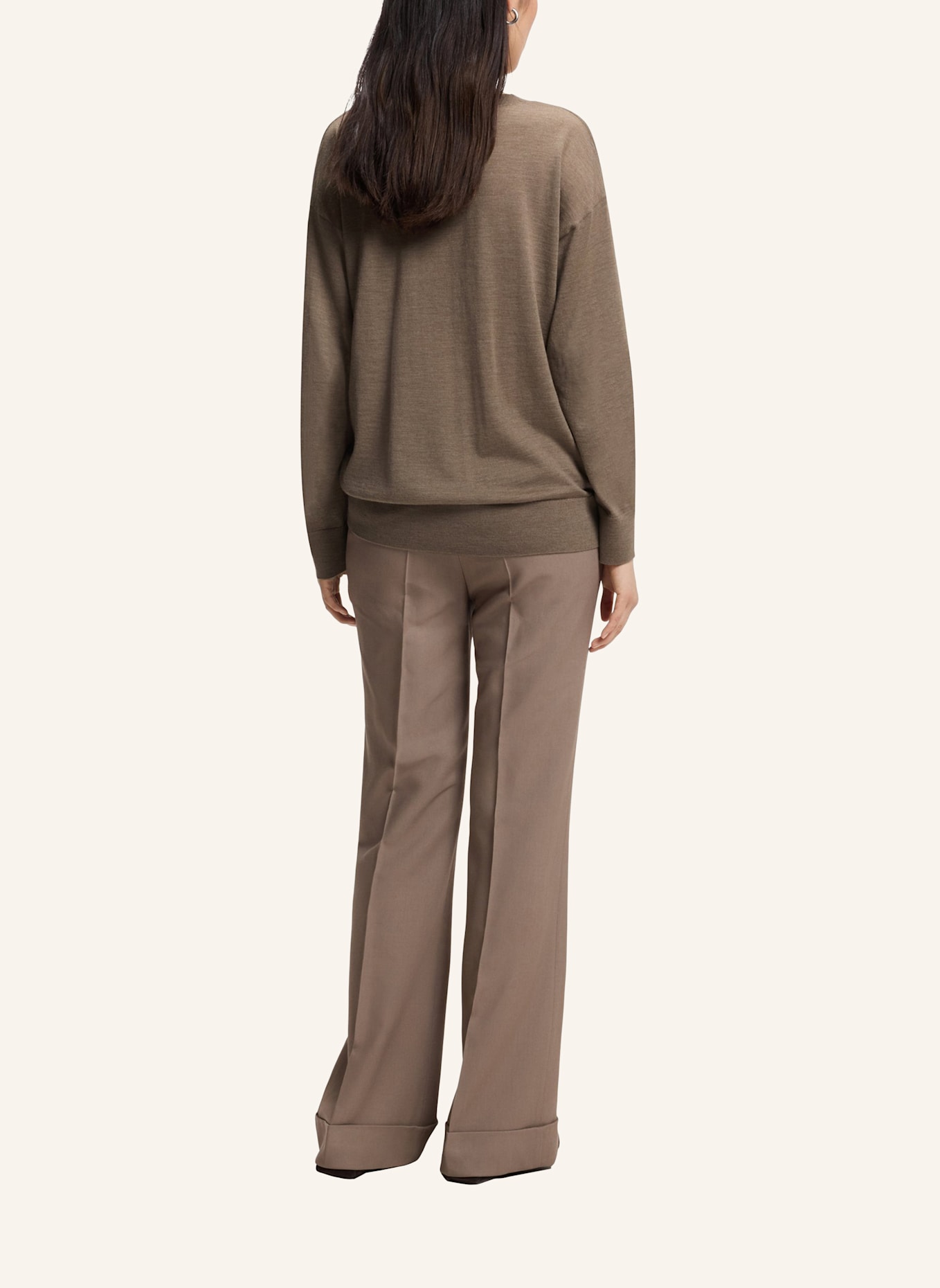 BOSS Pullover FREESLYN: BRAUN