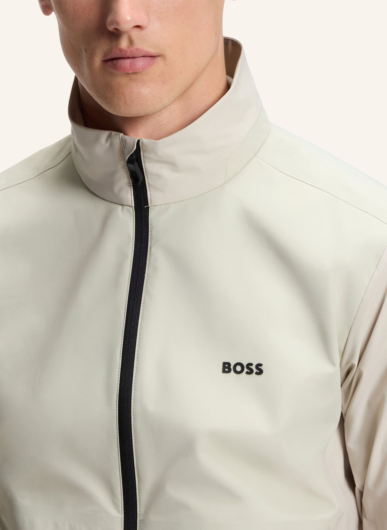 BOSS Casual Jacke OW_GOC SWING Regular Fit: BEIGE