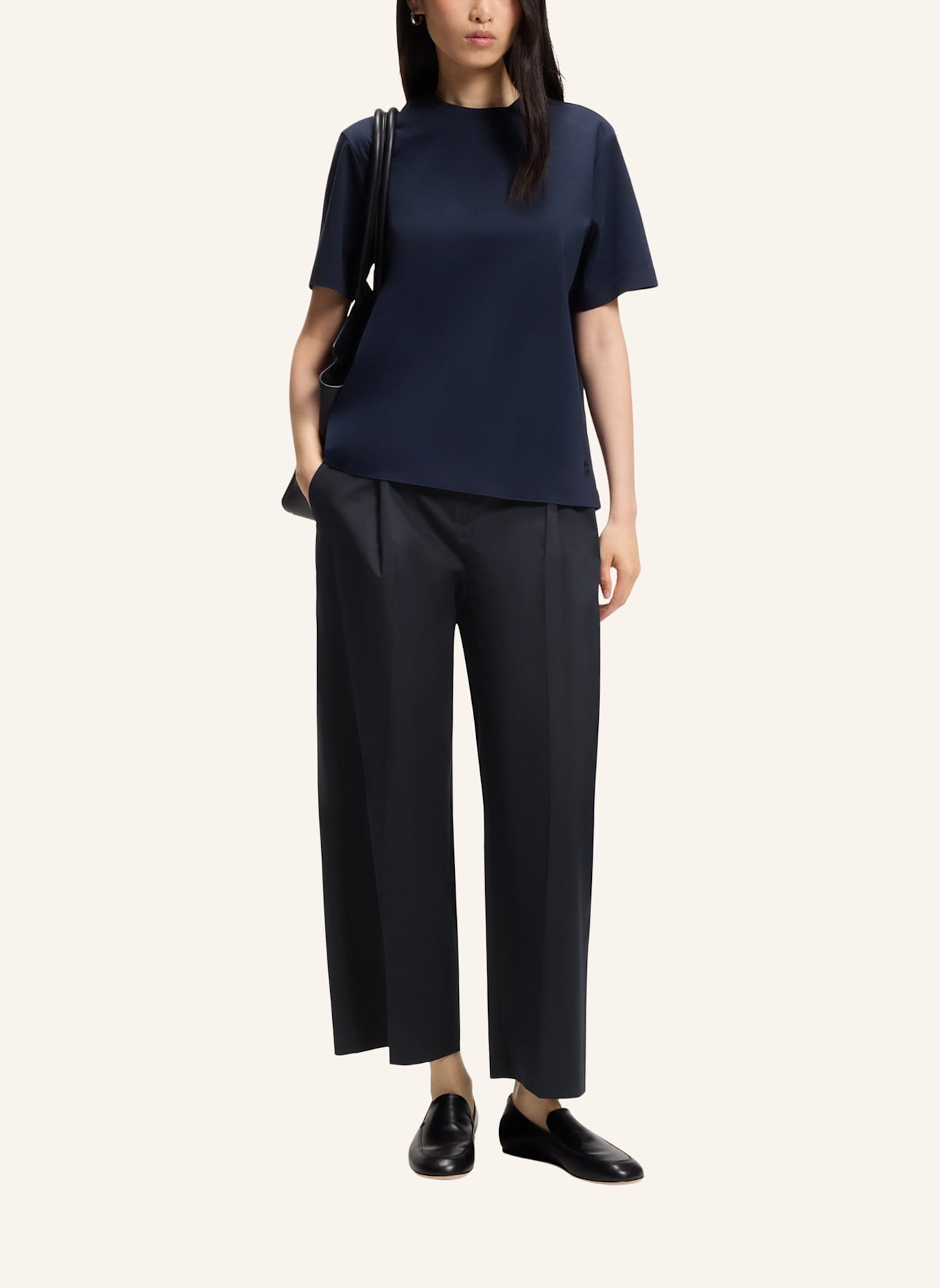 BOSS Business Hose TULOTTA Relaxed Fit: DUNKELBLAU