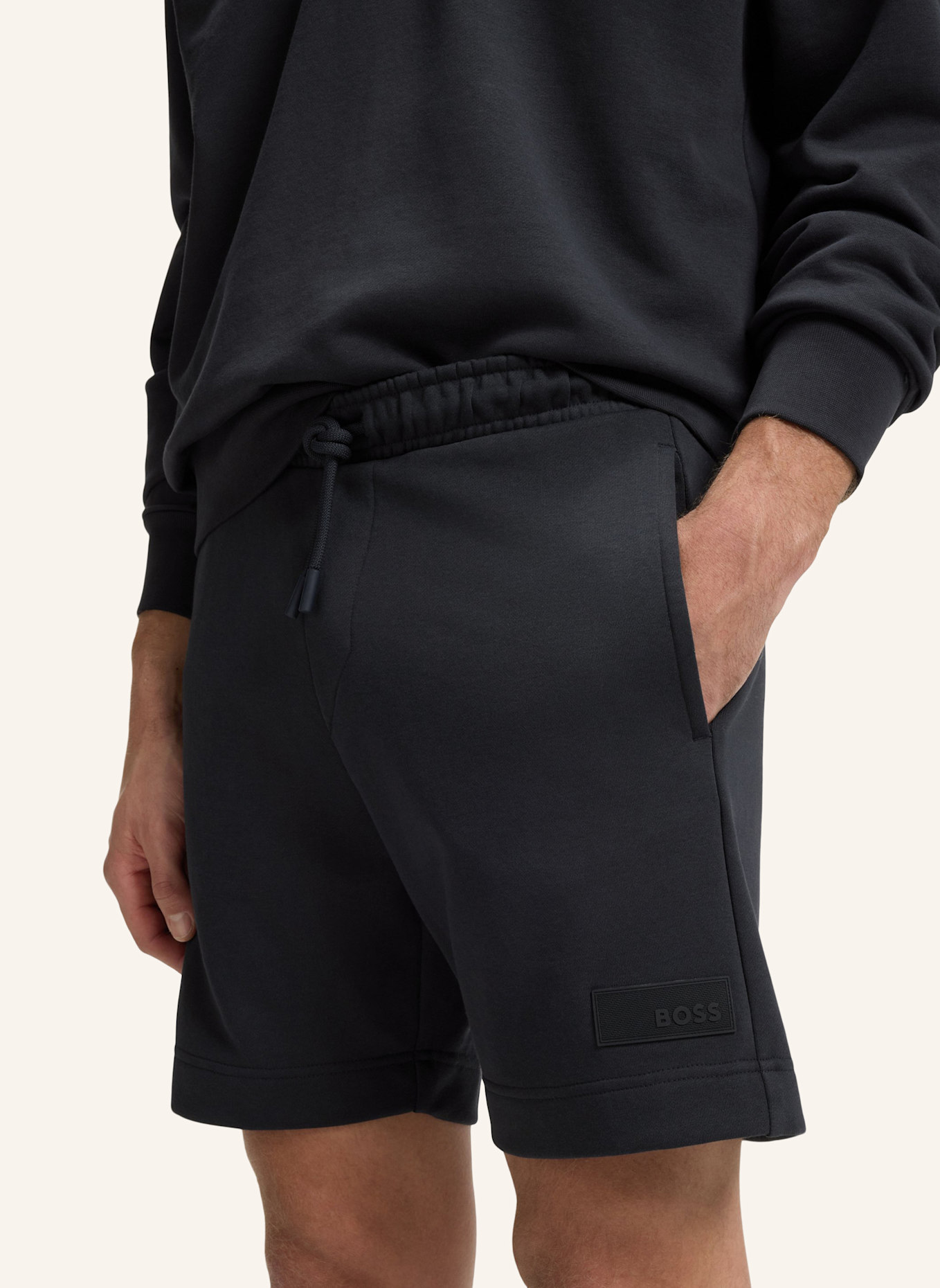 BOSS Casual Hose JT_SHORTS Relaxed Fit: DUNKELBLAU