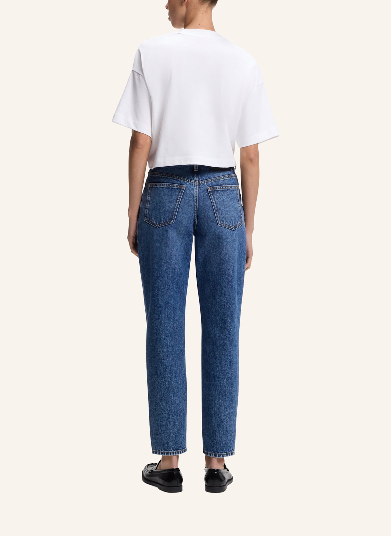 HUGO T-Shirt DAMELODY Relaxed Fit: WEISS