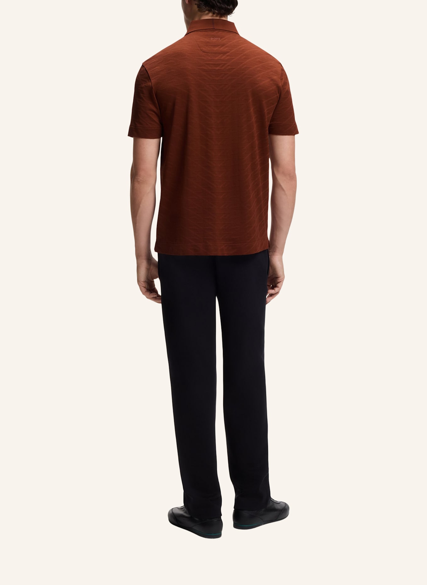 BOSS Poloshirt C-PROUT 180_AM Regular Fit: BRAUN