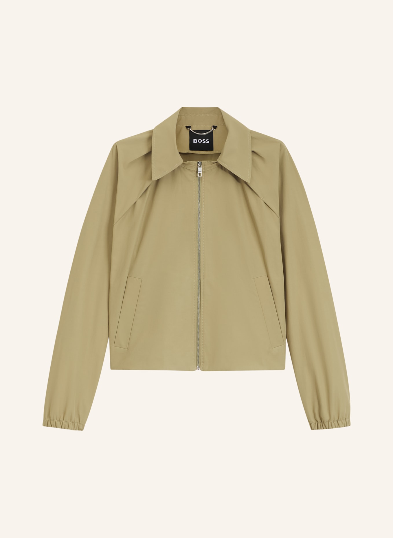 BOSS Klassischer Mantel CABASY Regular Fit: KHAKI