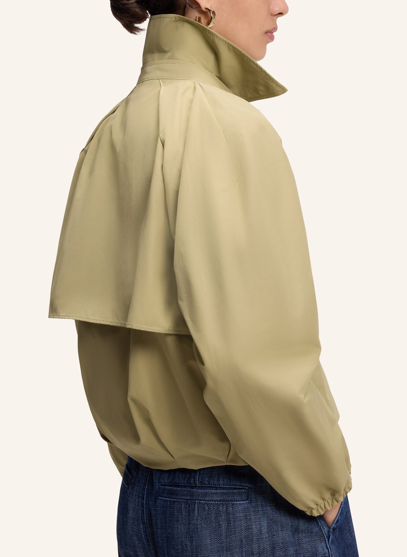 BOSS Klassischer Mantel CABASY Regular Fit: KHAKI