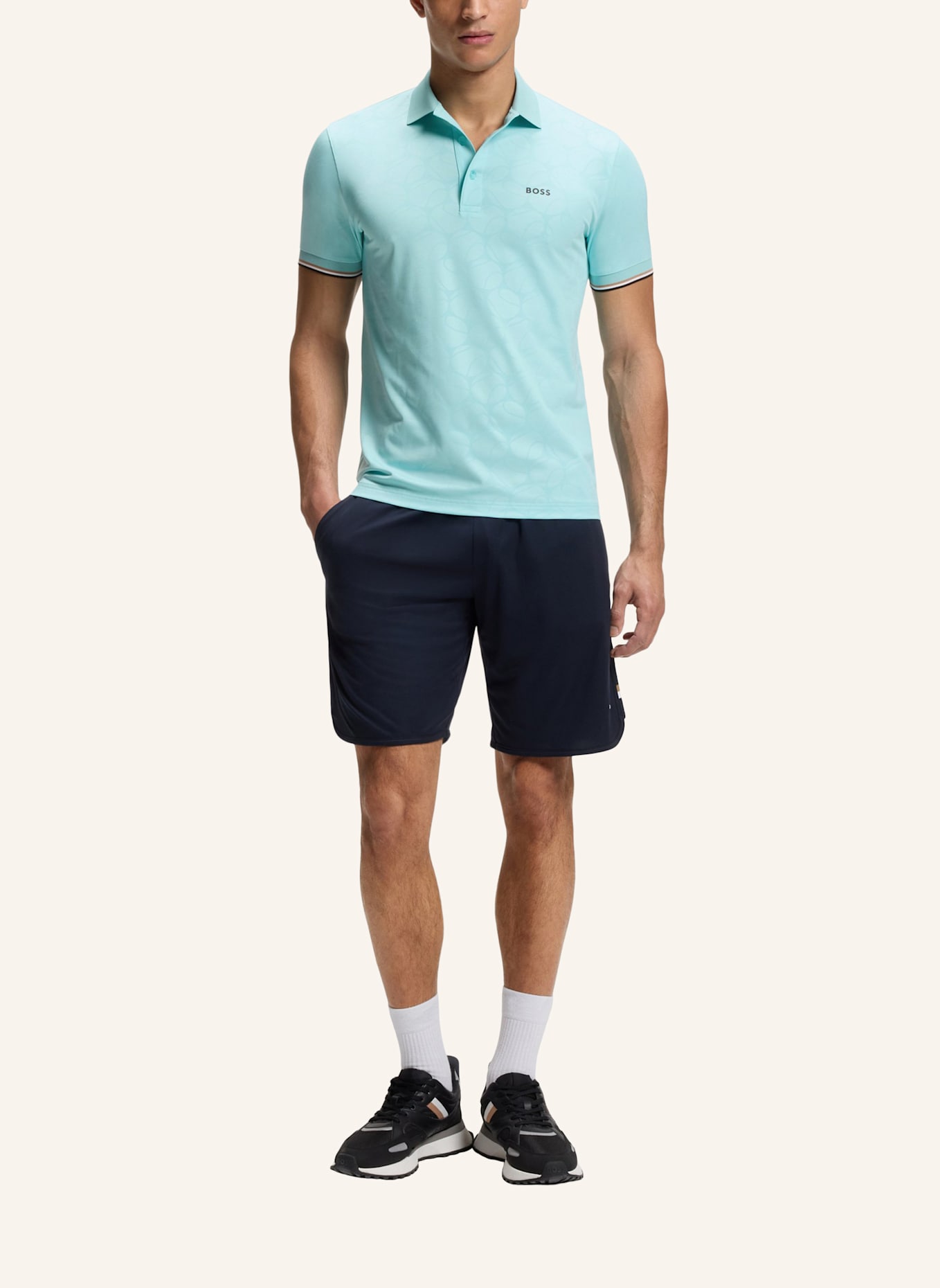 BOSS Poloshirt PL_TOC GAME 1 Slim Fit: BLAU
