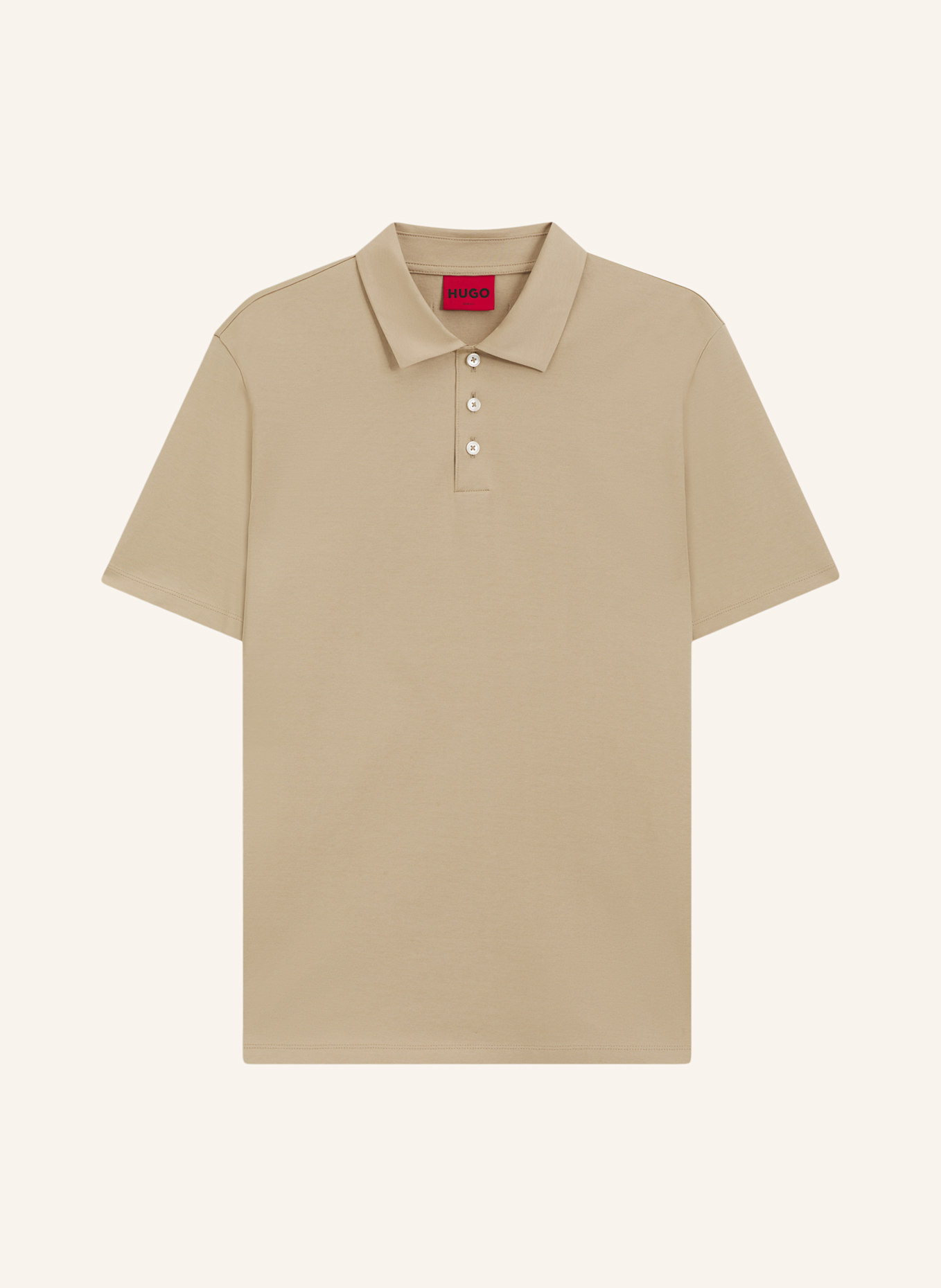 HUGO Poloshirt DIMERSPOLON Slim Fit: BEIGE