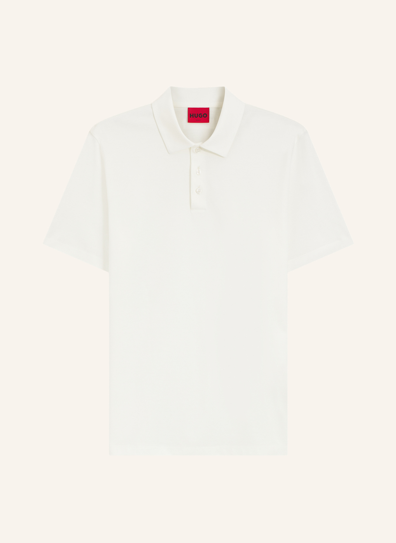 HUGO Poloshirt DIMERSPOLON Slim Fit: WEISS