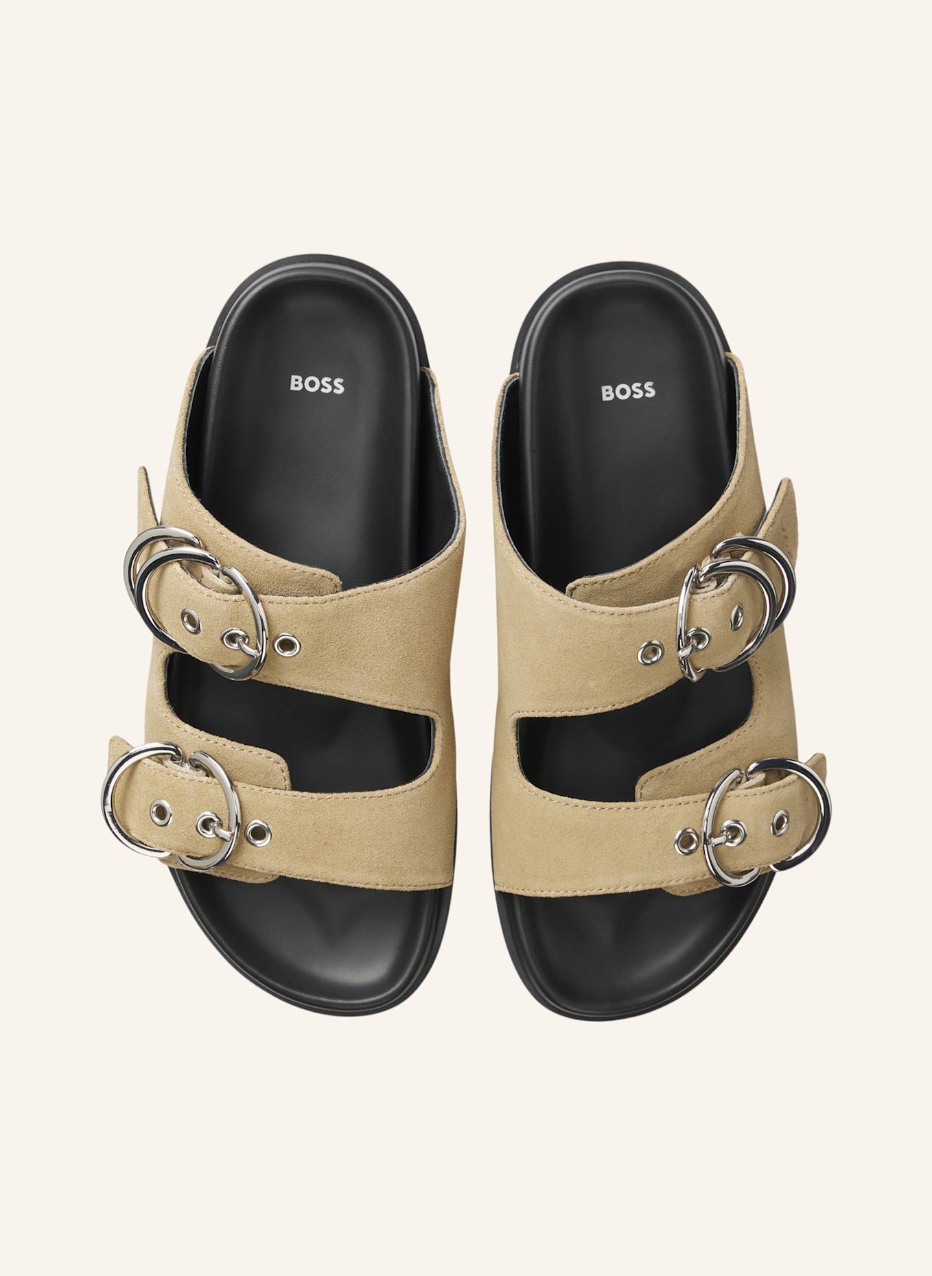 BOSS Sandale FREYAH_SLIDE_SDBK: BRAUN