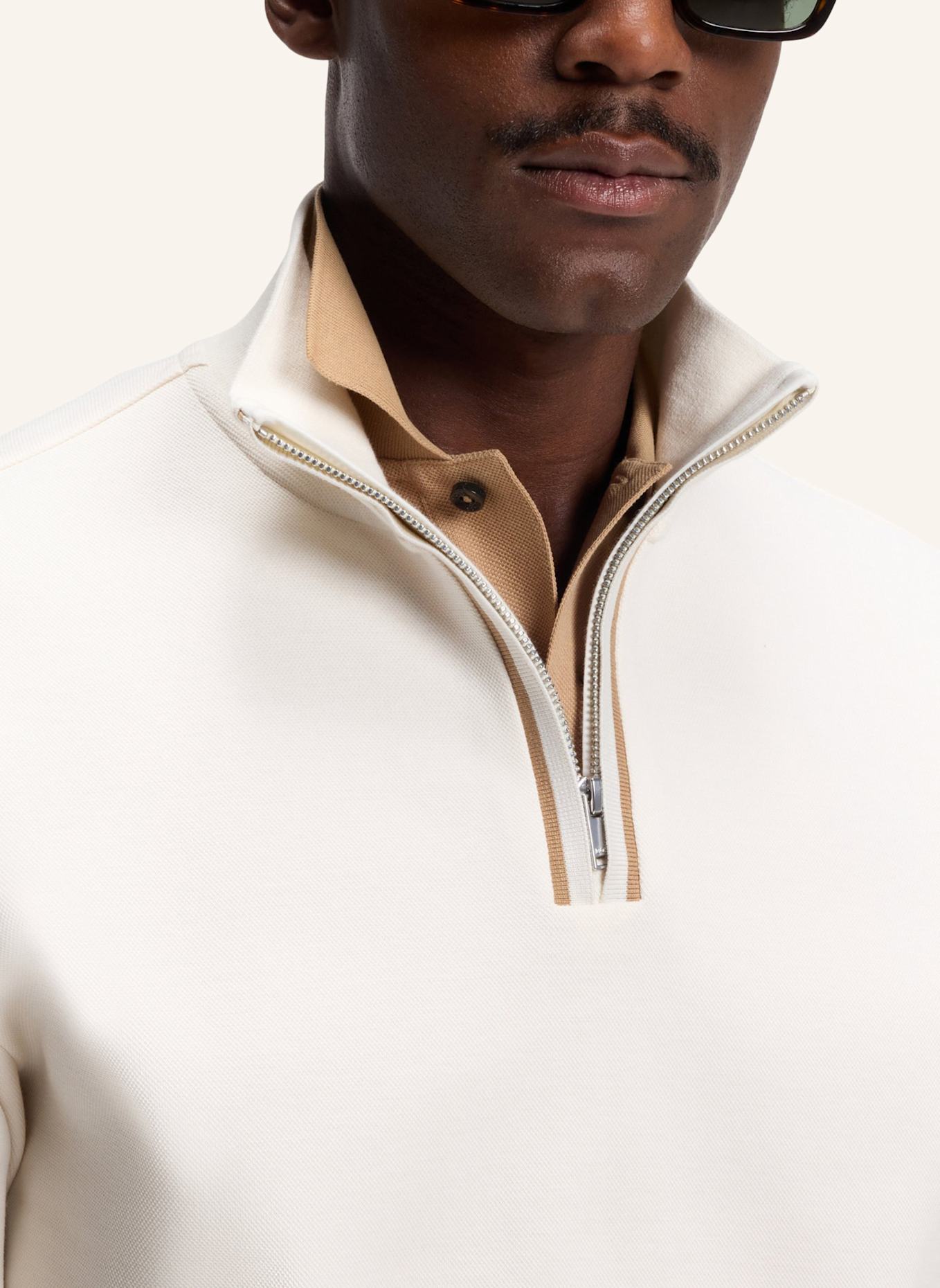 BOSS Sweatshirt H-SIDNEY 80 Regular Fit: WEISS
