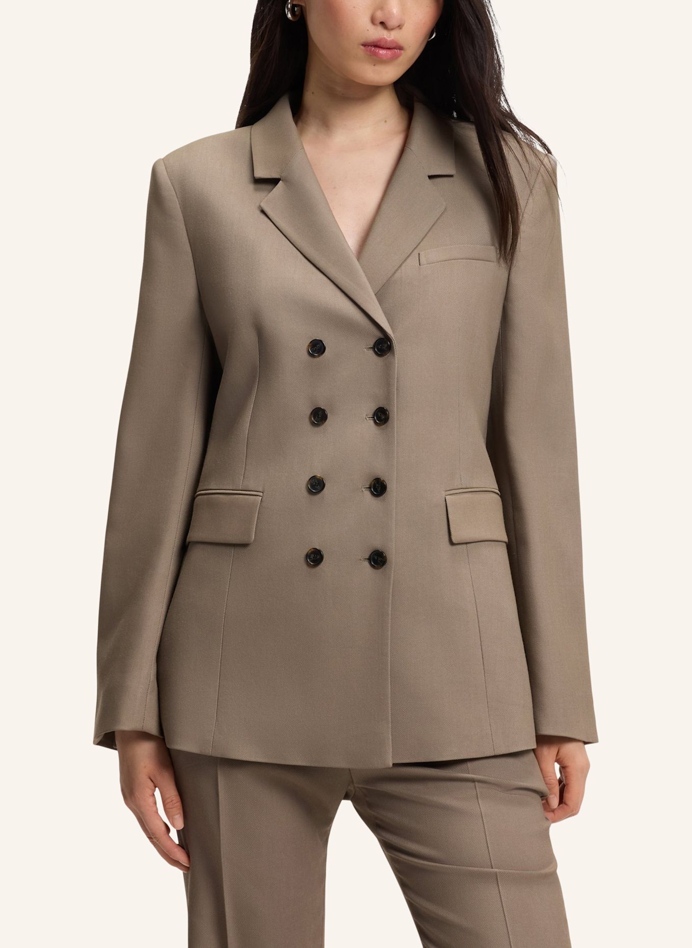 BOSS Blazer JOXANA Slim Fit: BRAUN