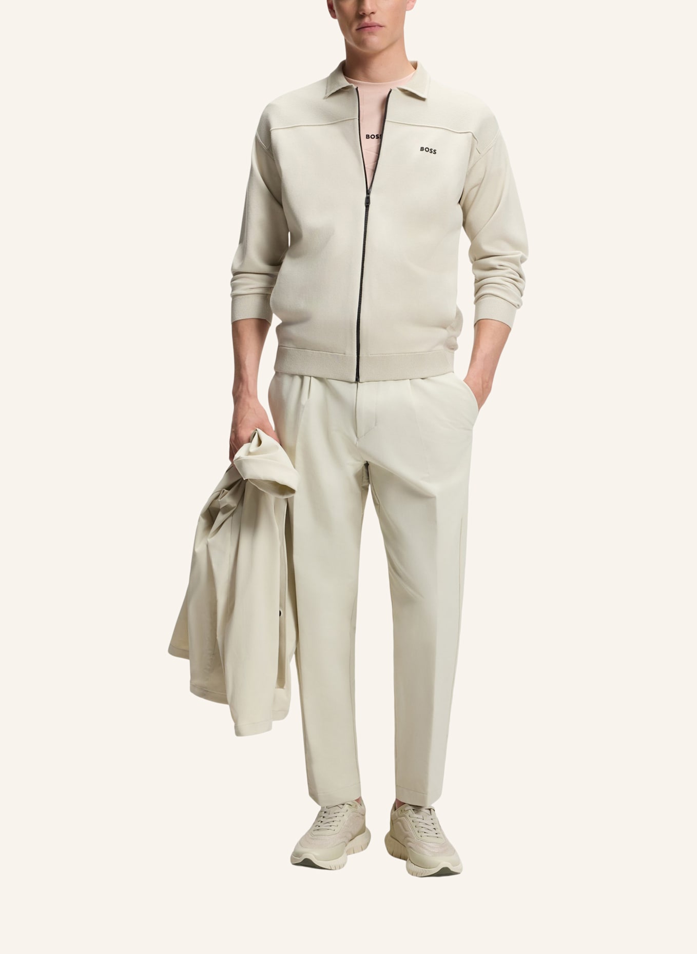 BOSS Sneaker BOSS-MOTION_RUNN_MTH: BEIGE