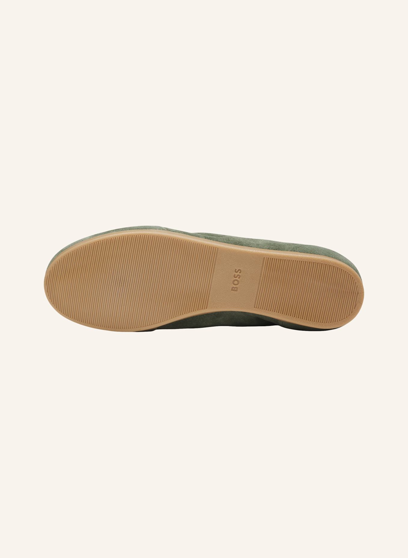 BOSS Turnschuh SOLENNE_TENN_SD: DUNKELGRÜN