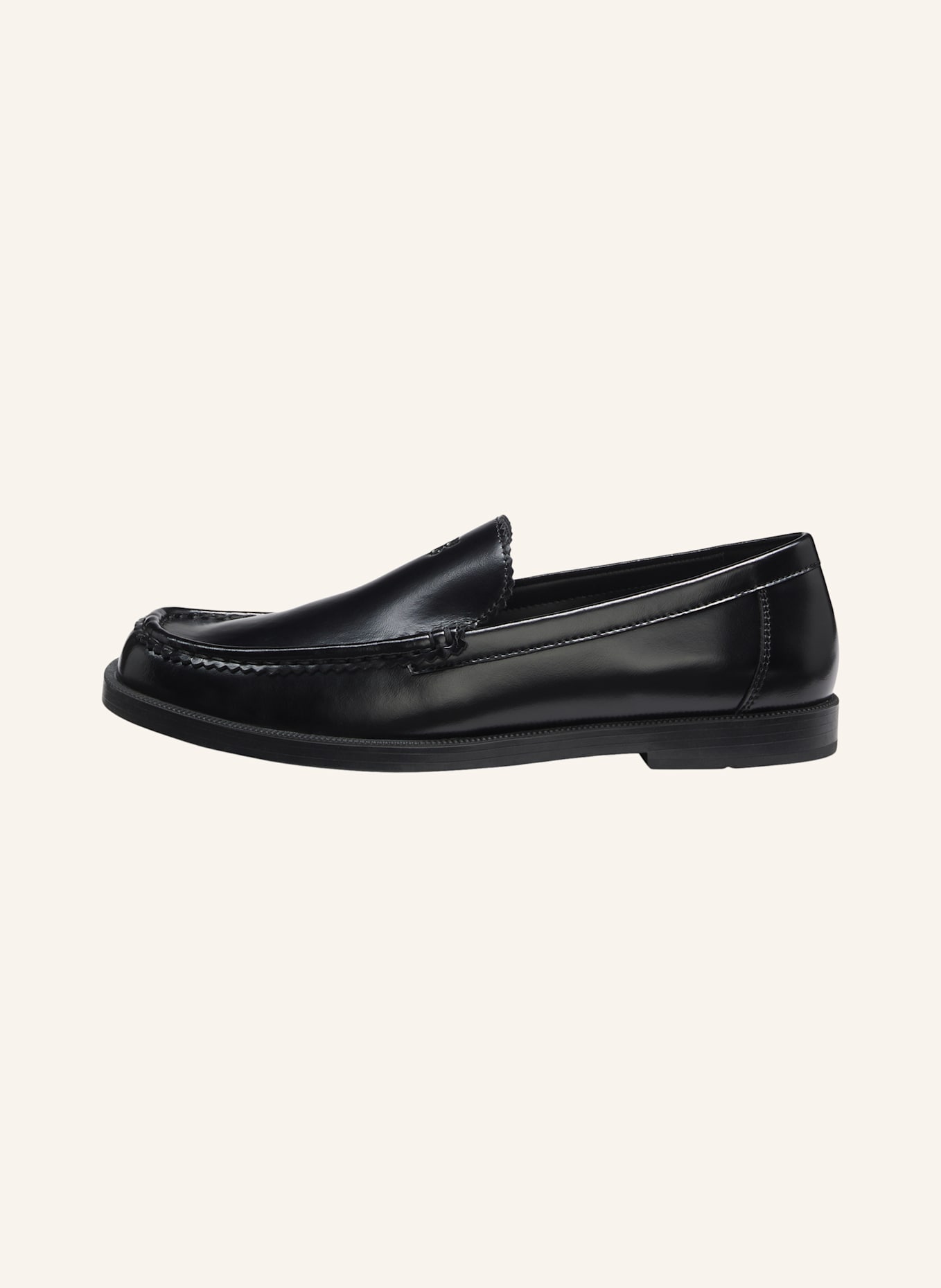 HUGO Flacher Schuh LIORA_LOAFER_ALT: SCHWARZ