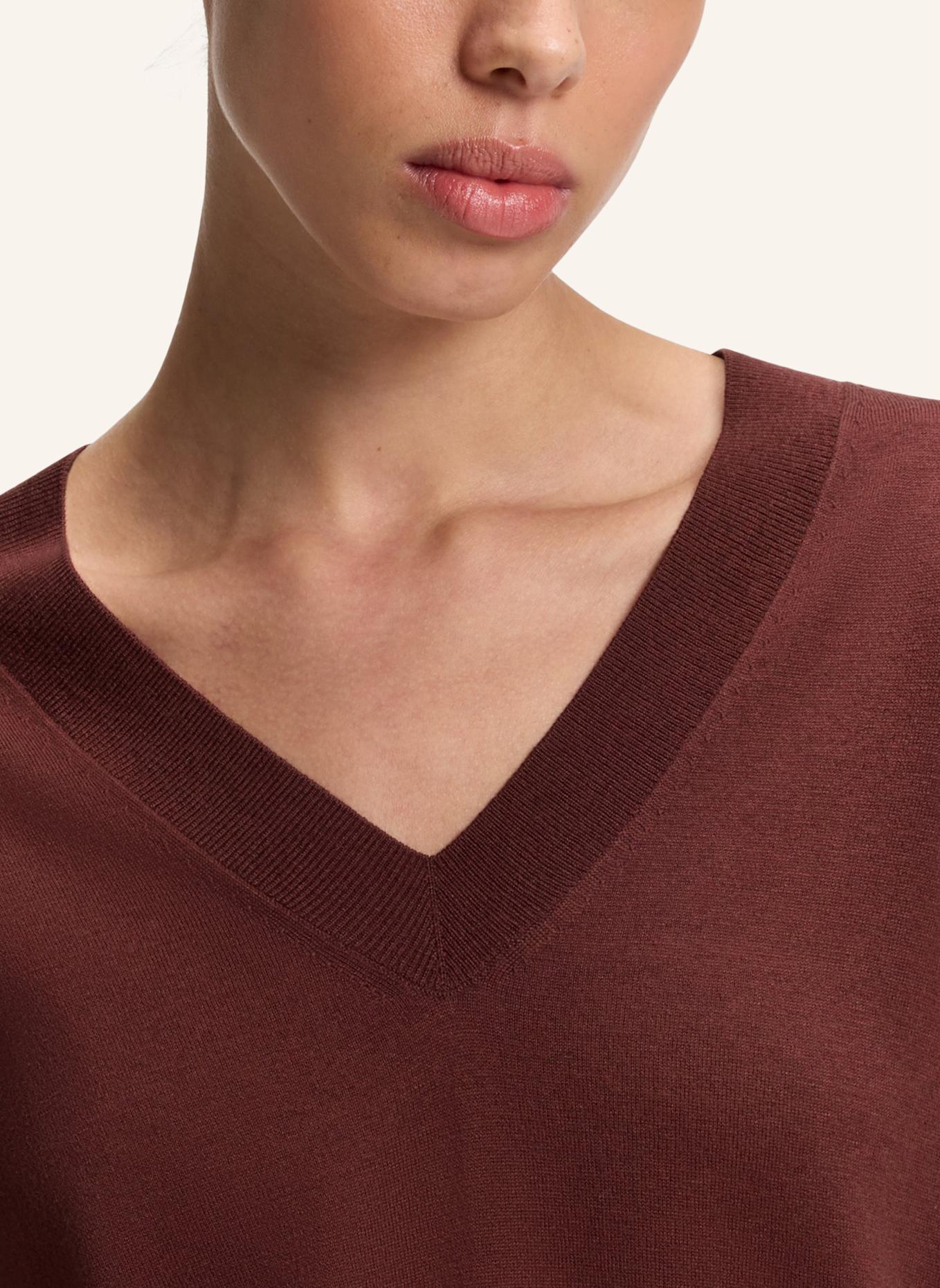 HUGO Pullover SESSARINA Relaxed Fit: BRAUN