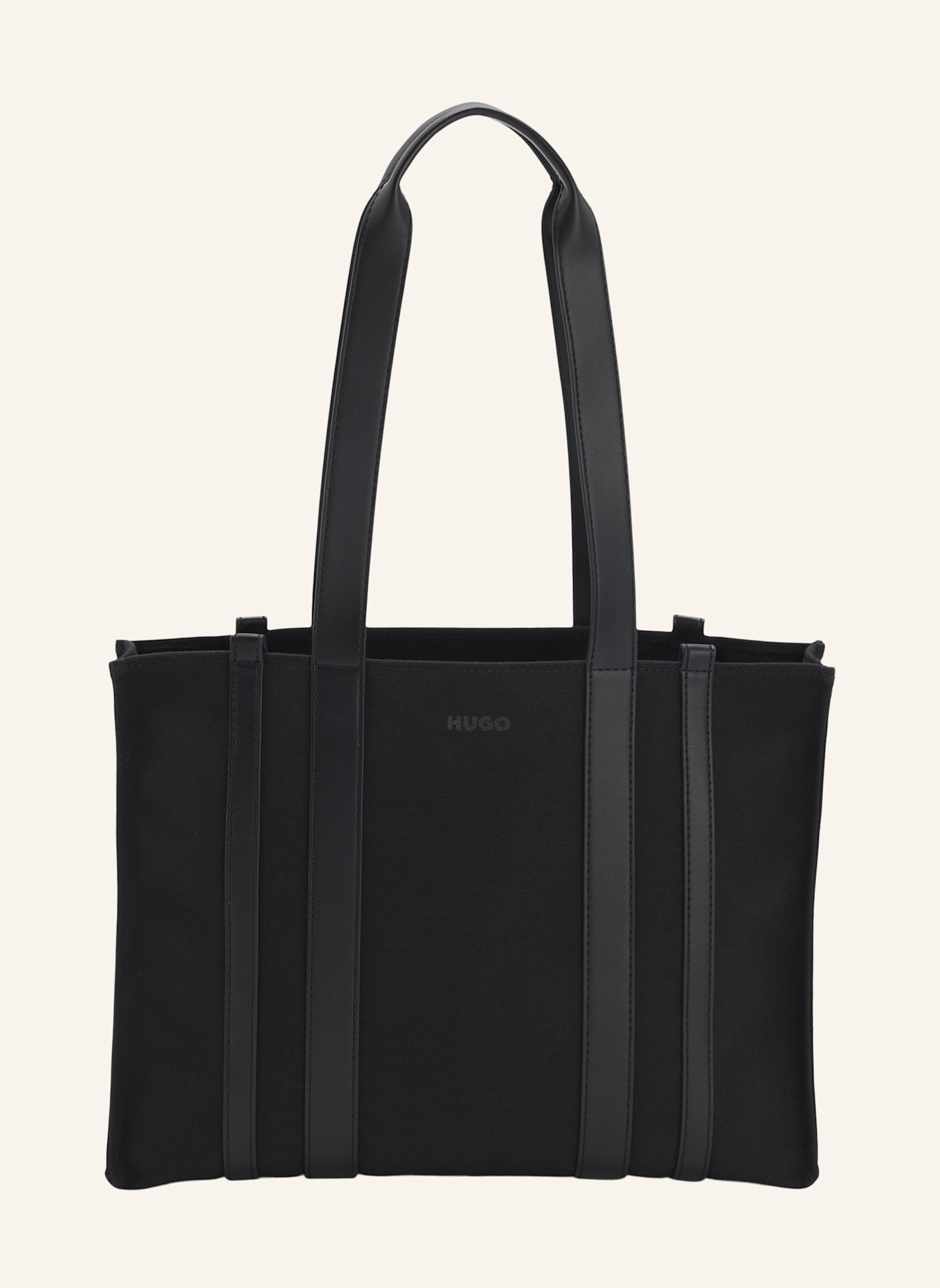 HUGO Tragetasche THENAH_TOTE: SCHWARZ