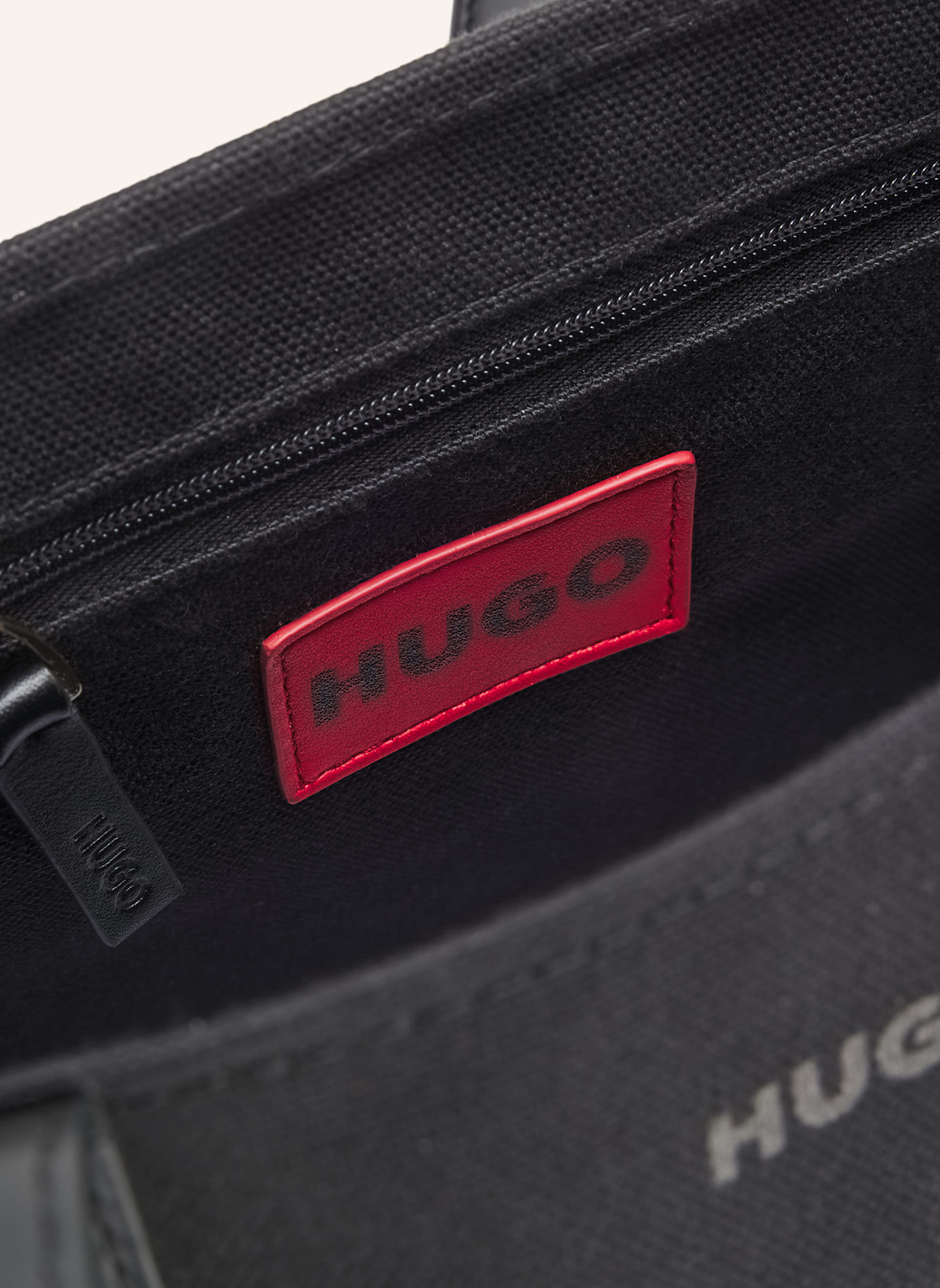 HUGO Tragetasche THENAH_TOTE: SCHWARZ