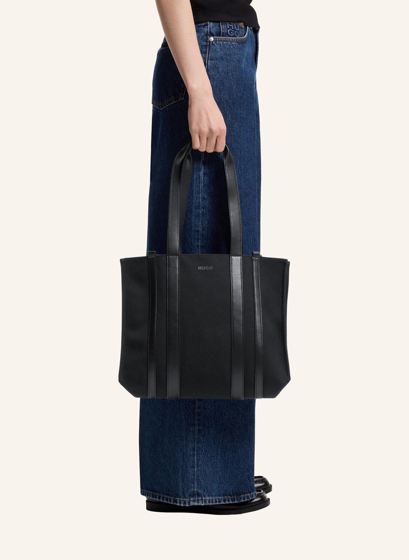 HUGO Tragetasche THENAH_TOTE: SCHWARZ