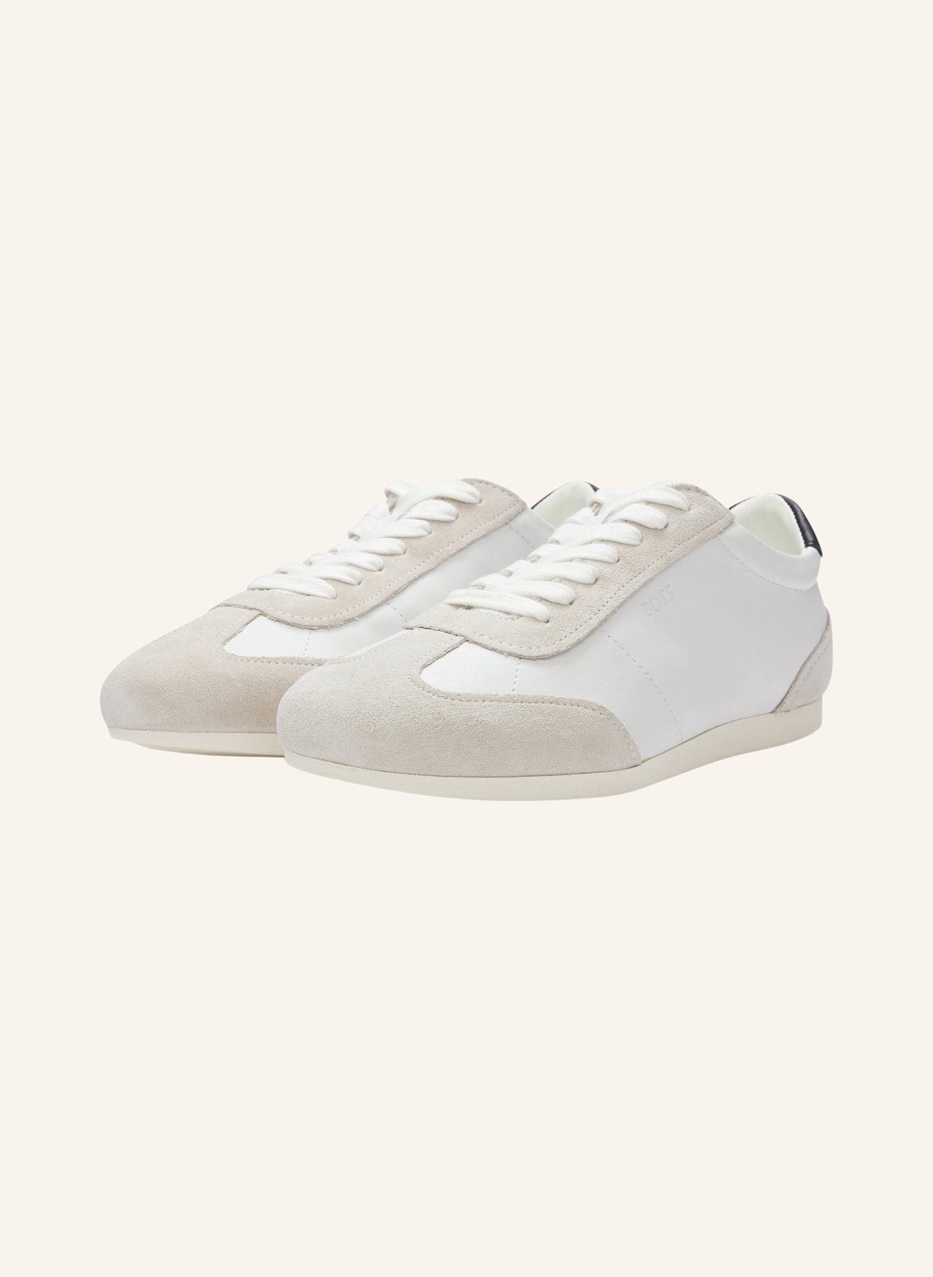 BOSS Turnschuh SOLENNE_TENN_LTSD: WEISS