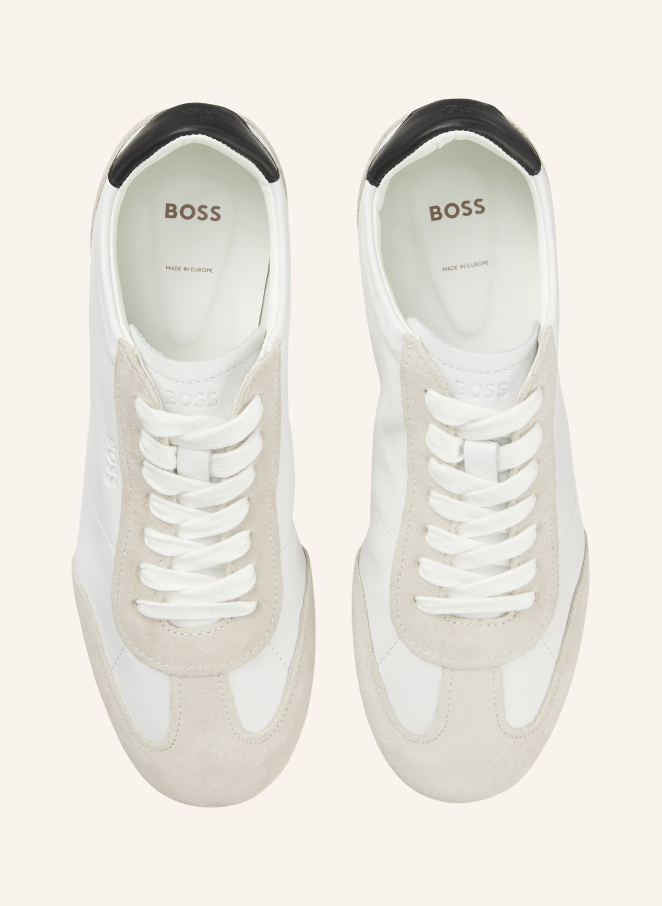 BOSS Turnschuh SOLENNE_TENN_LTSD: WEISS