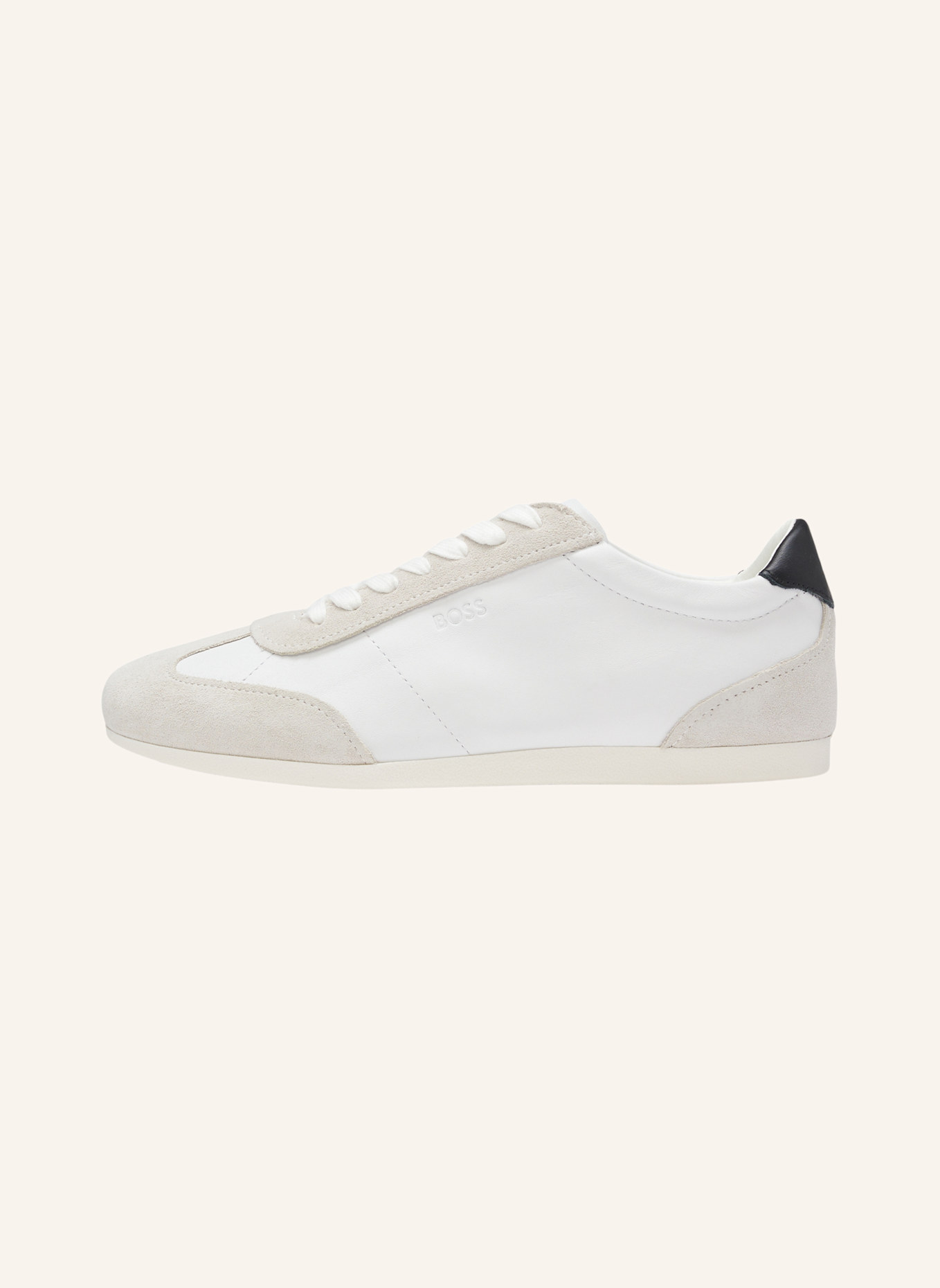 BOSS Turnschuh SOLENNE_TENN_LTSD: WEISS