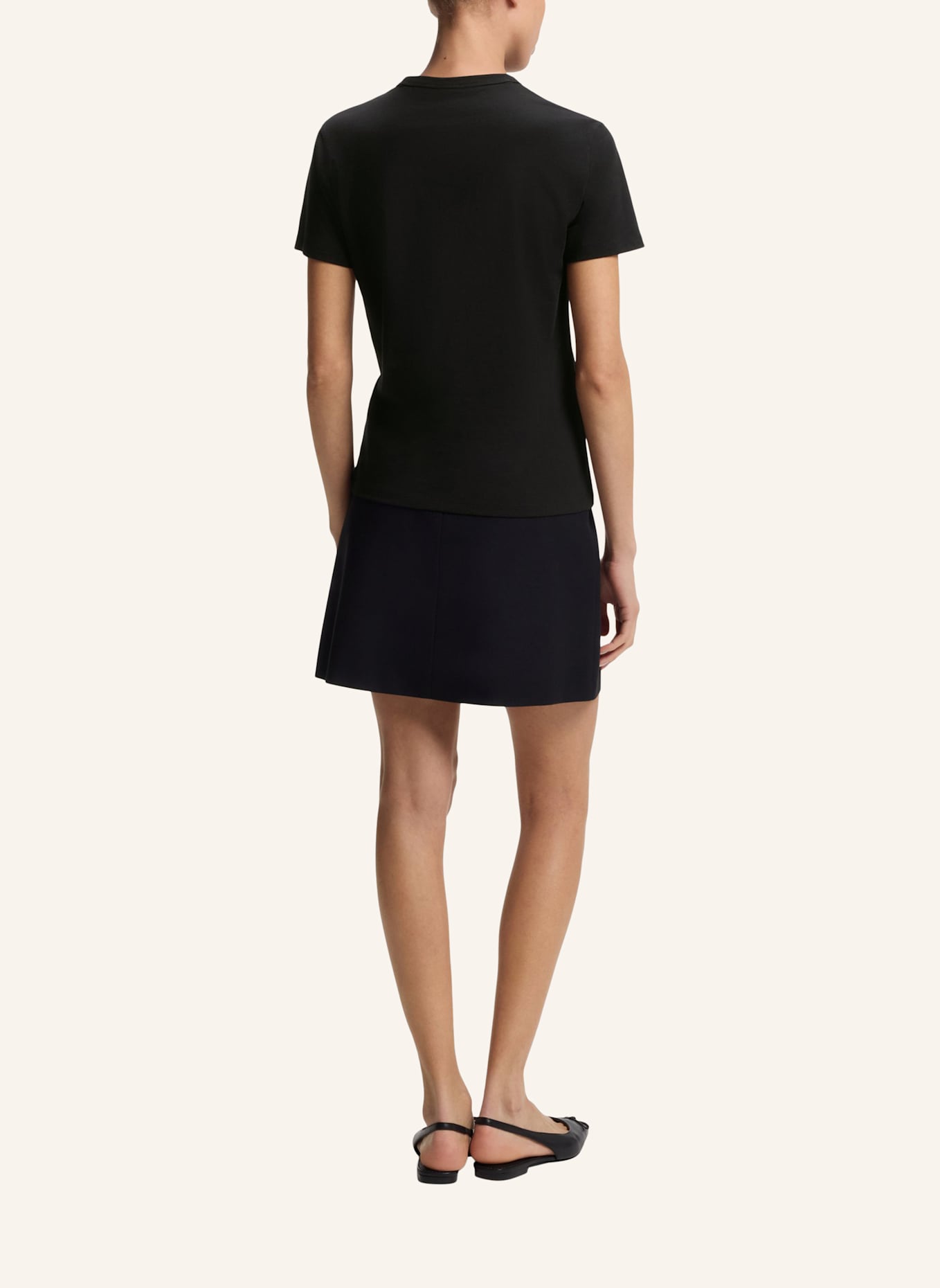 HUGO T-Shirt DAMACIA_8 Regular Fit: SCHWARZ