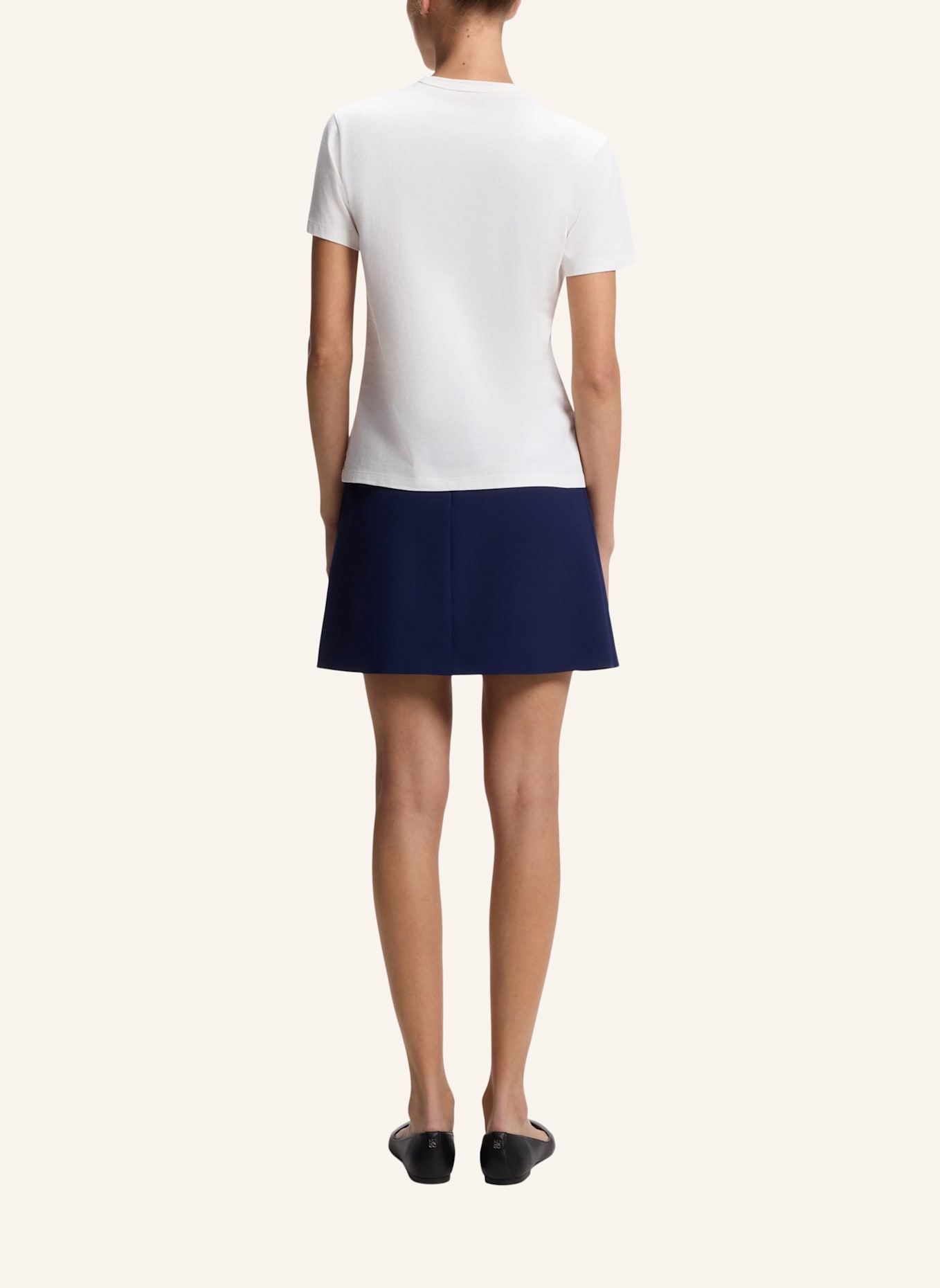 HUGO T-Shirt DAMACIA_8 Regular Fit: WEISS