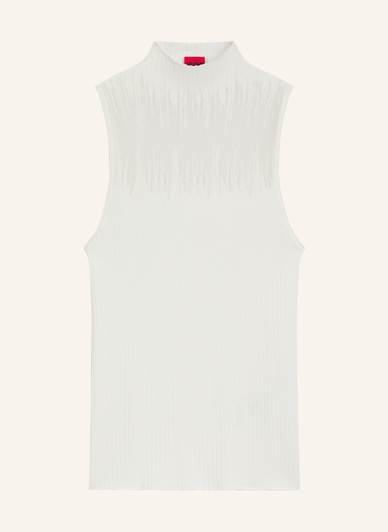 HUGO Casual Top SIEFFY Slim Fit: WEISS