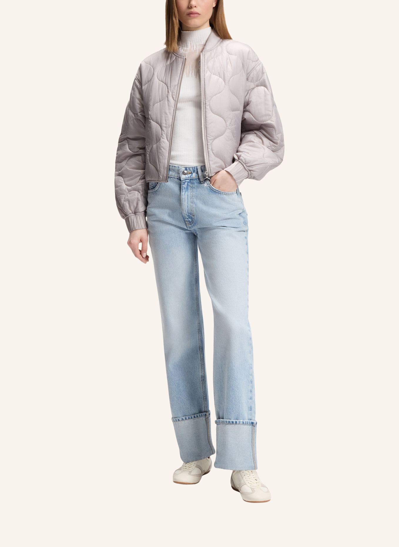 HUGO Casual Top SIEFFY Slim Fit: WEISS