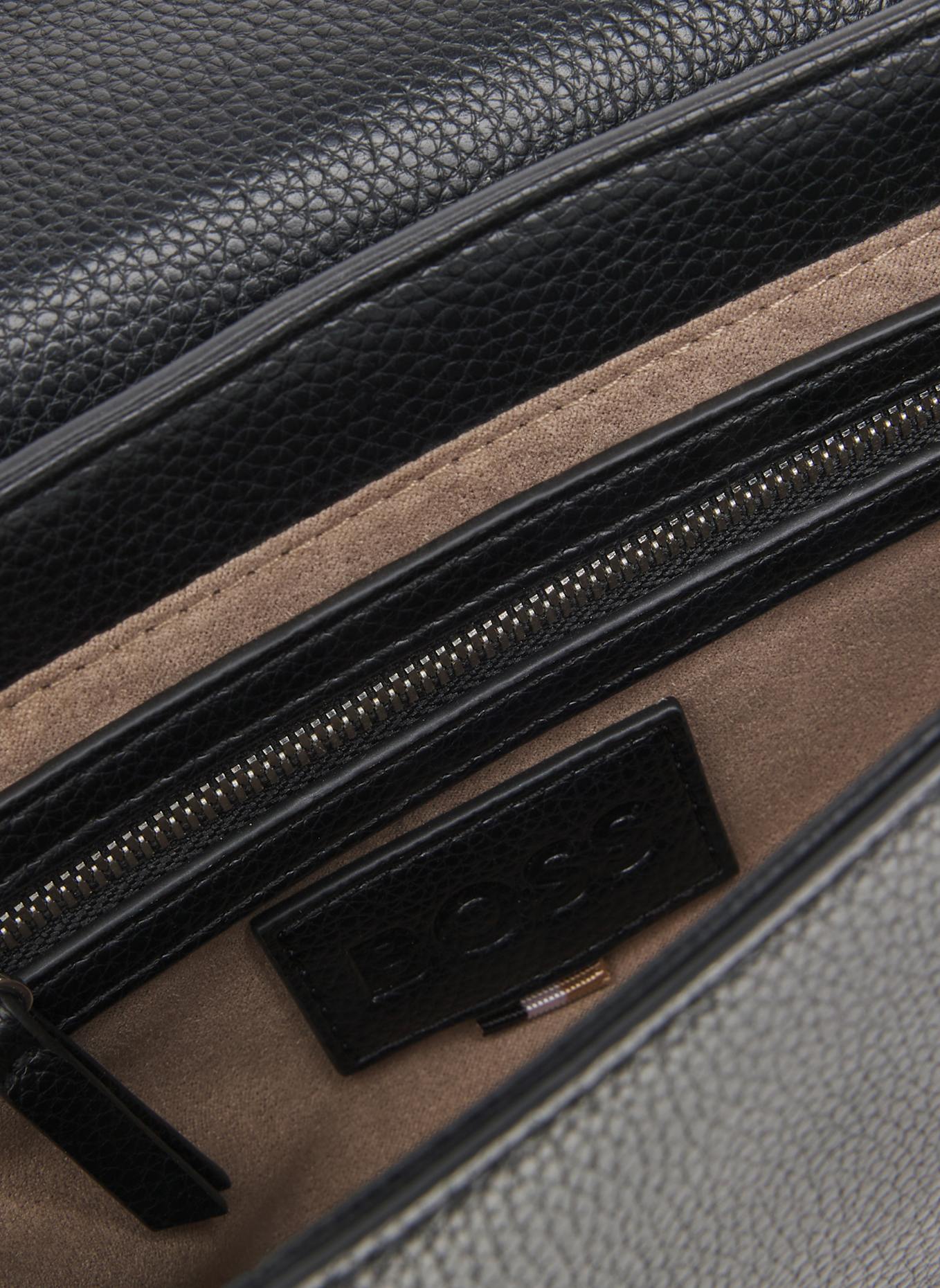 BOSS Crossbody-Tasche ANETT FLAP CROSSBODY: SCHWARZ