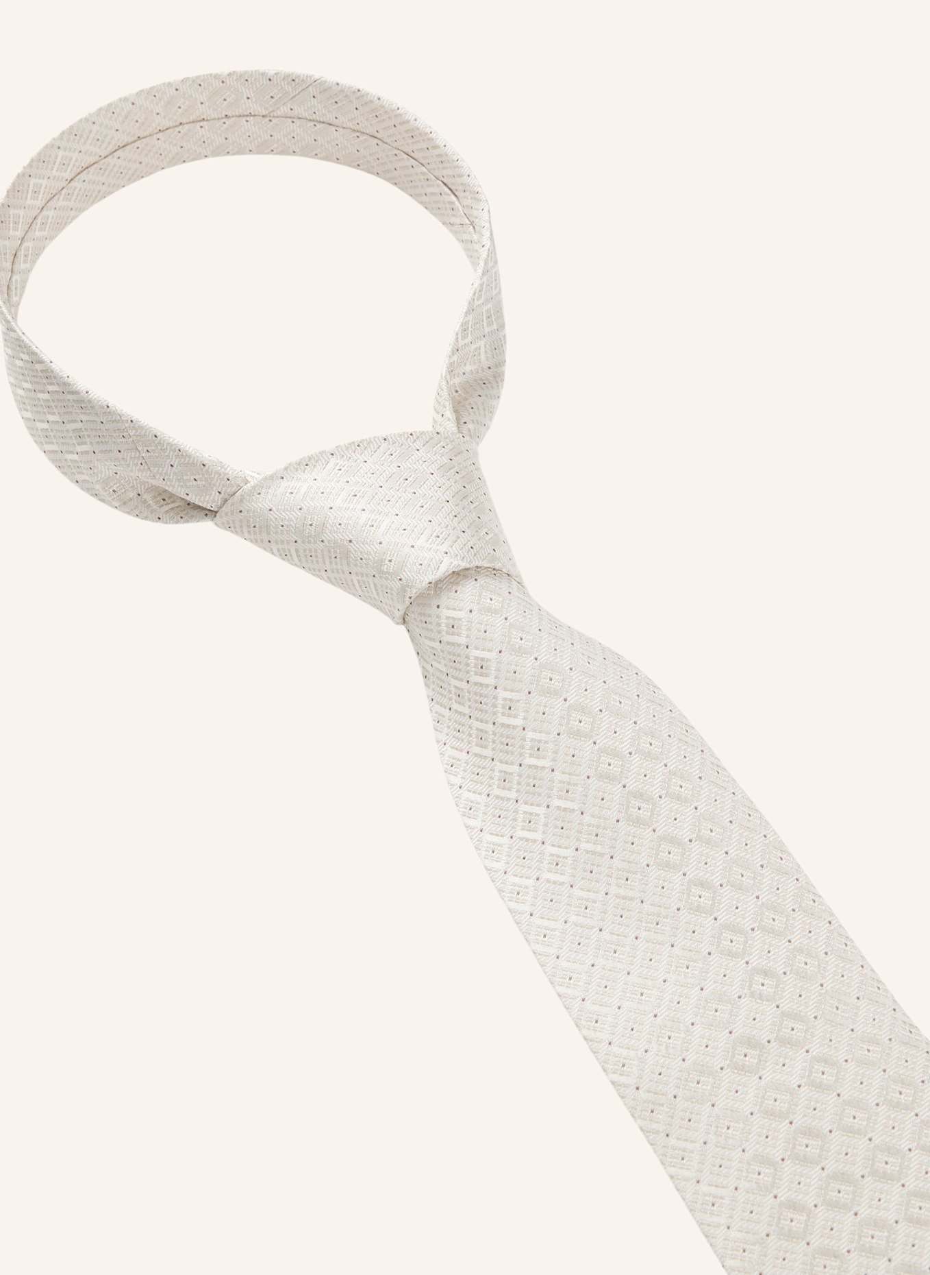 BOSS Krawatte L-TIE CM 7,5 - 223: WEISS
