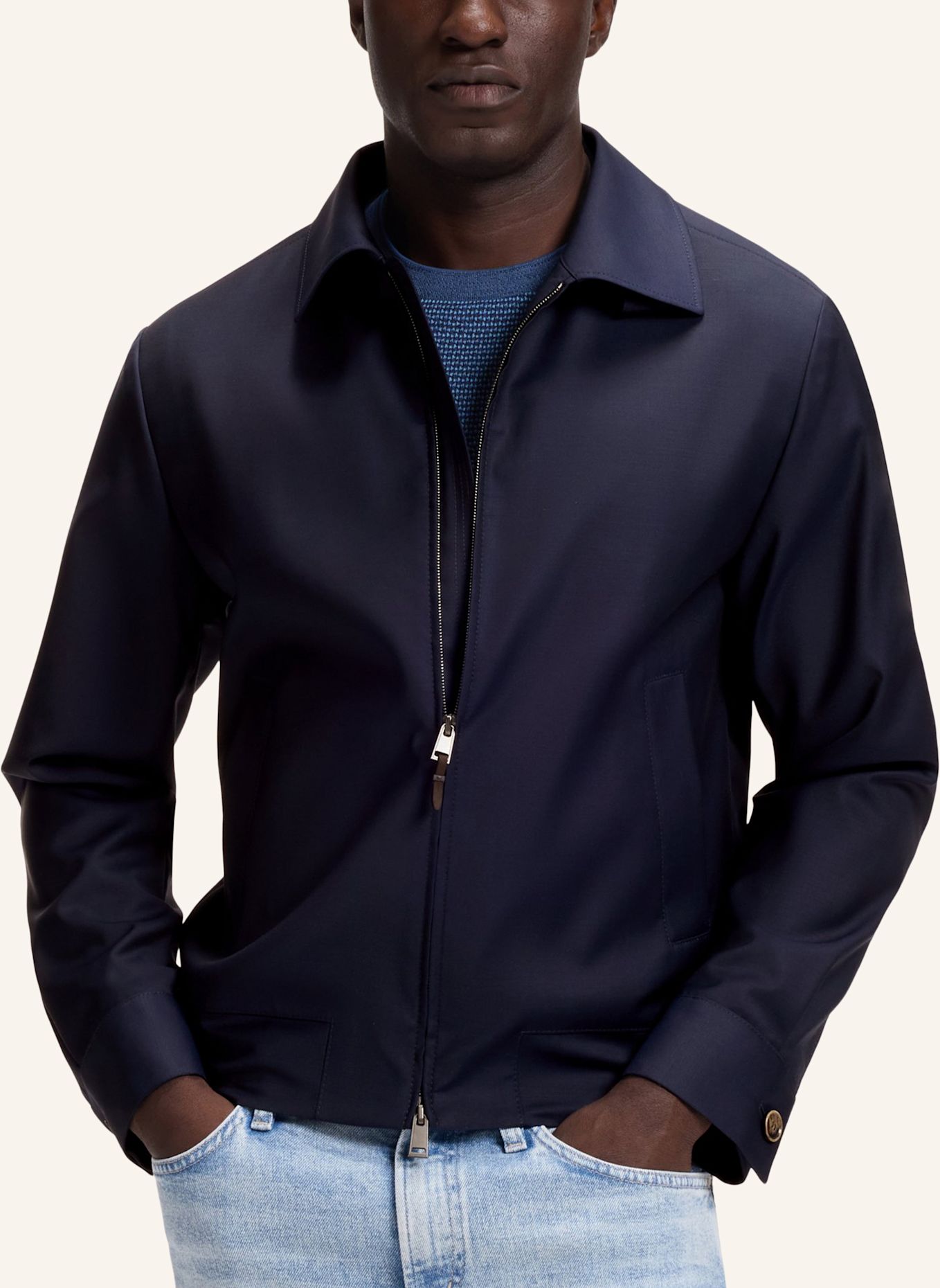 BOSS Sakko L-HESTON-BMB-263 Slim Fit: BLAU