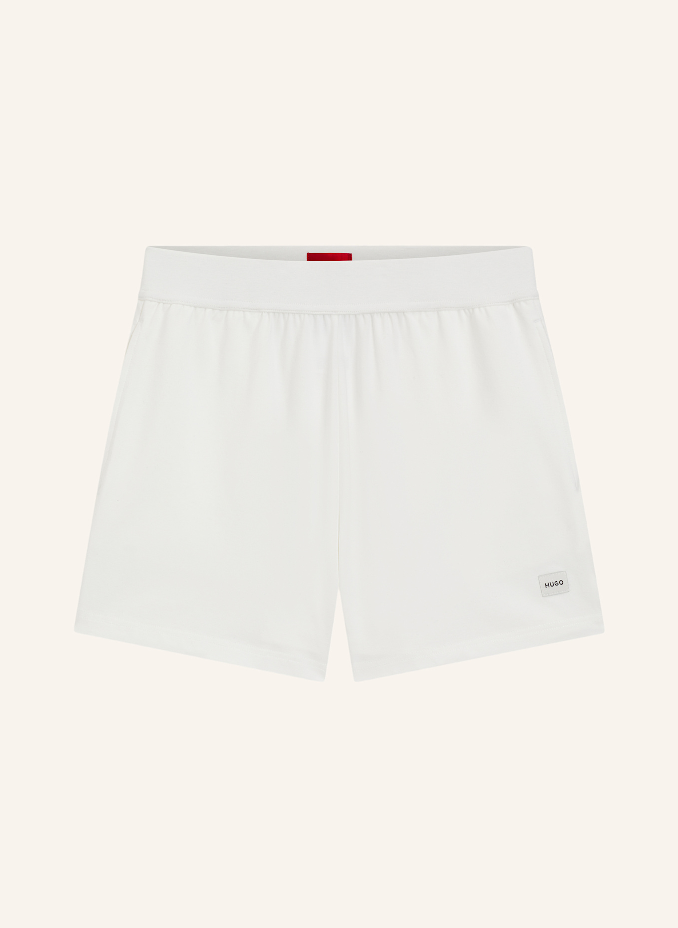 HUGO Loungewear Unterteil SIGNATURE_SHORT: WEISS