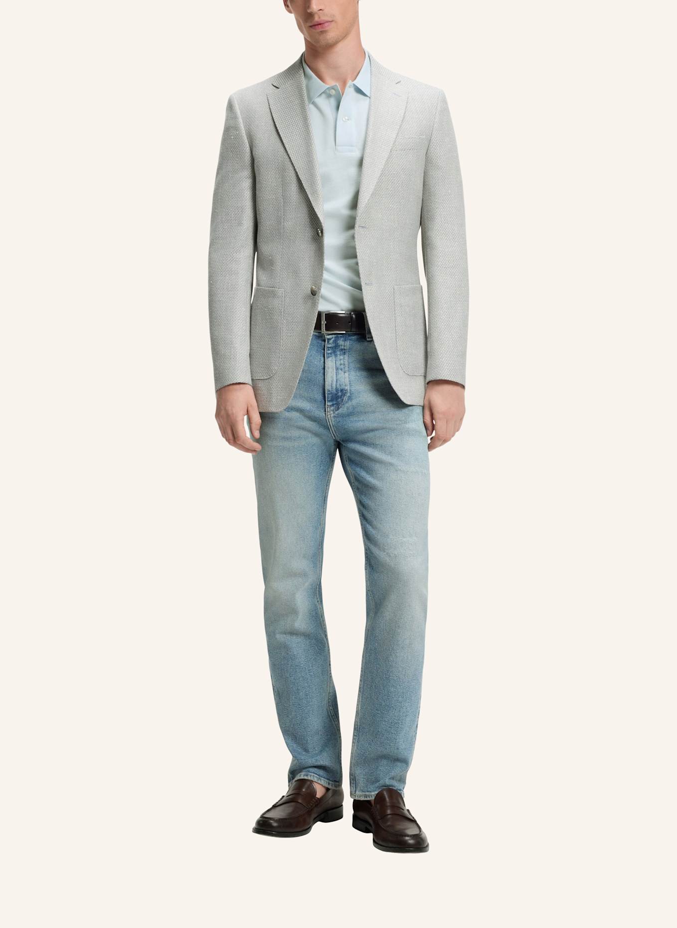 BOSS Piqué-Poloshirt PALLAS Regular Fit: BLAU