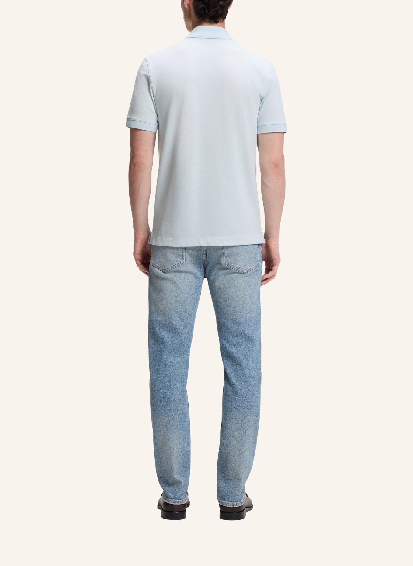 BOSS Piqué-Poloshirt PALLAS Regular Fit: BLAU