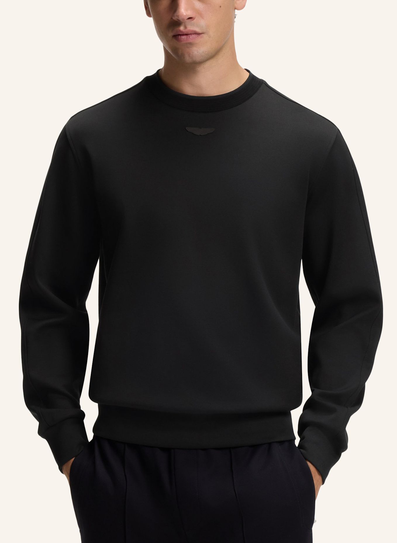 BOSS Sweatshirt C-SOLERI 180_AM Regular Fit: SCHWARZ