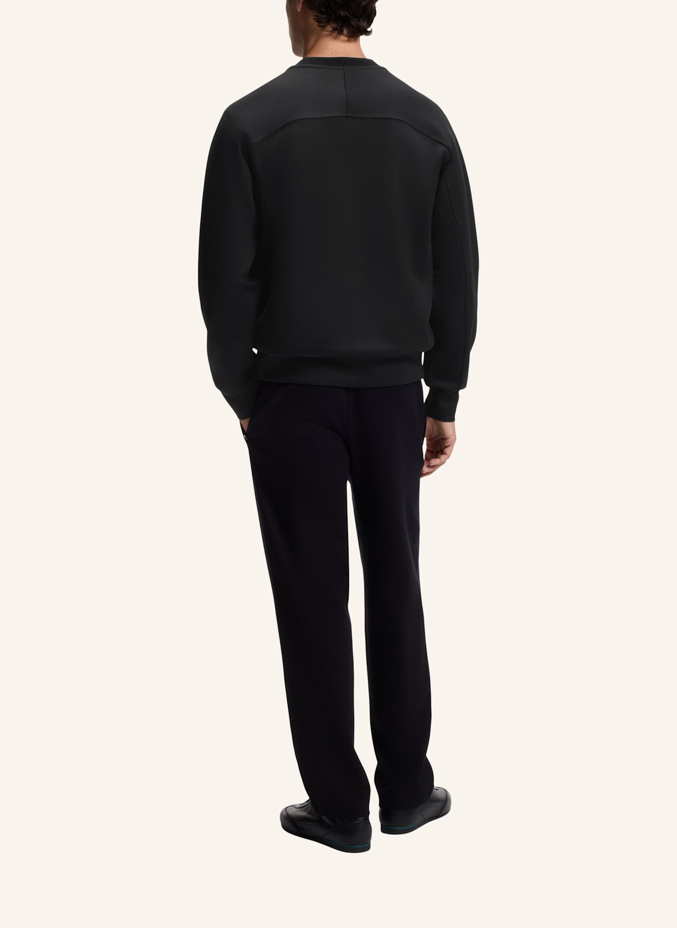 BOSS Sweatshirt C-SOLERI 180_AM Regular Fit: SCHWARZ