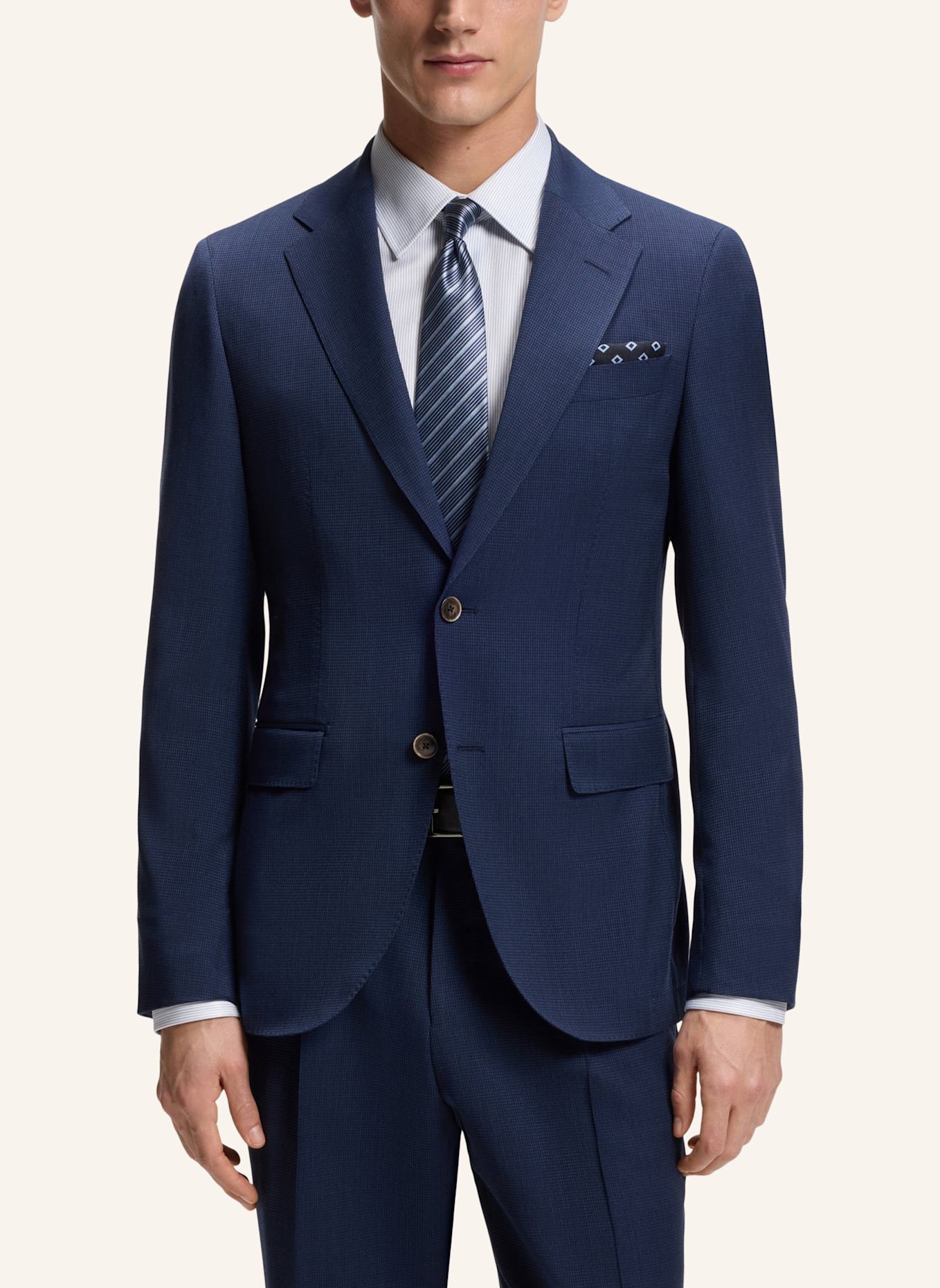 BOSS Krawatte L-TIE CM 7,5 - 223: BLAU