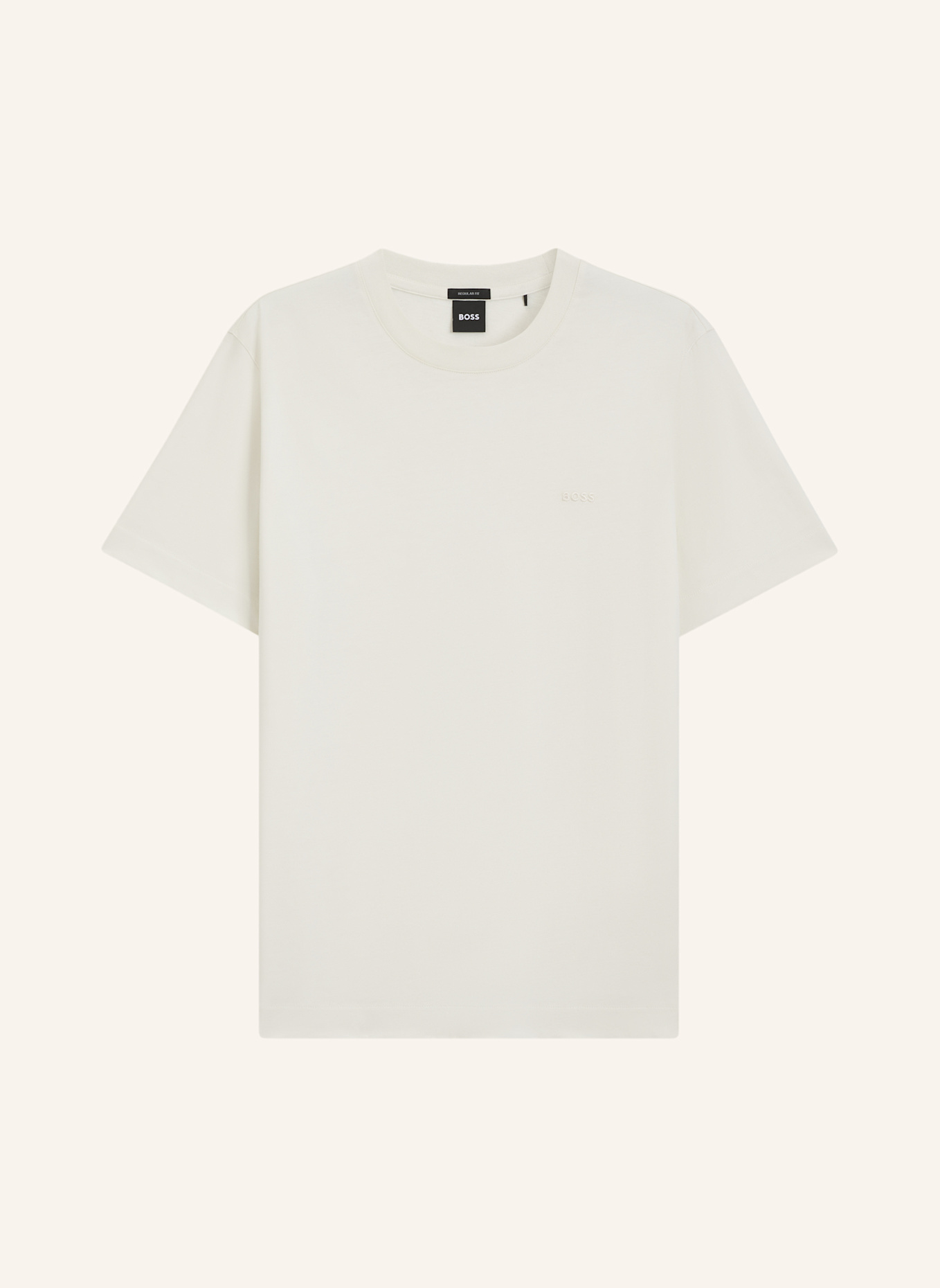 BOSS T-Shirt THOMPSON 01 Regular Fit: WEISS