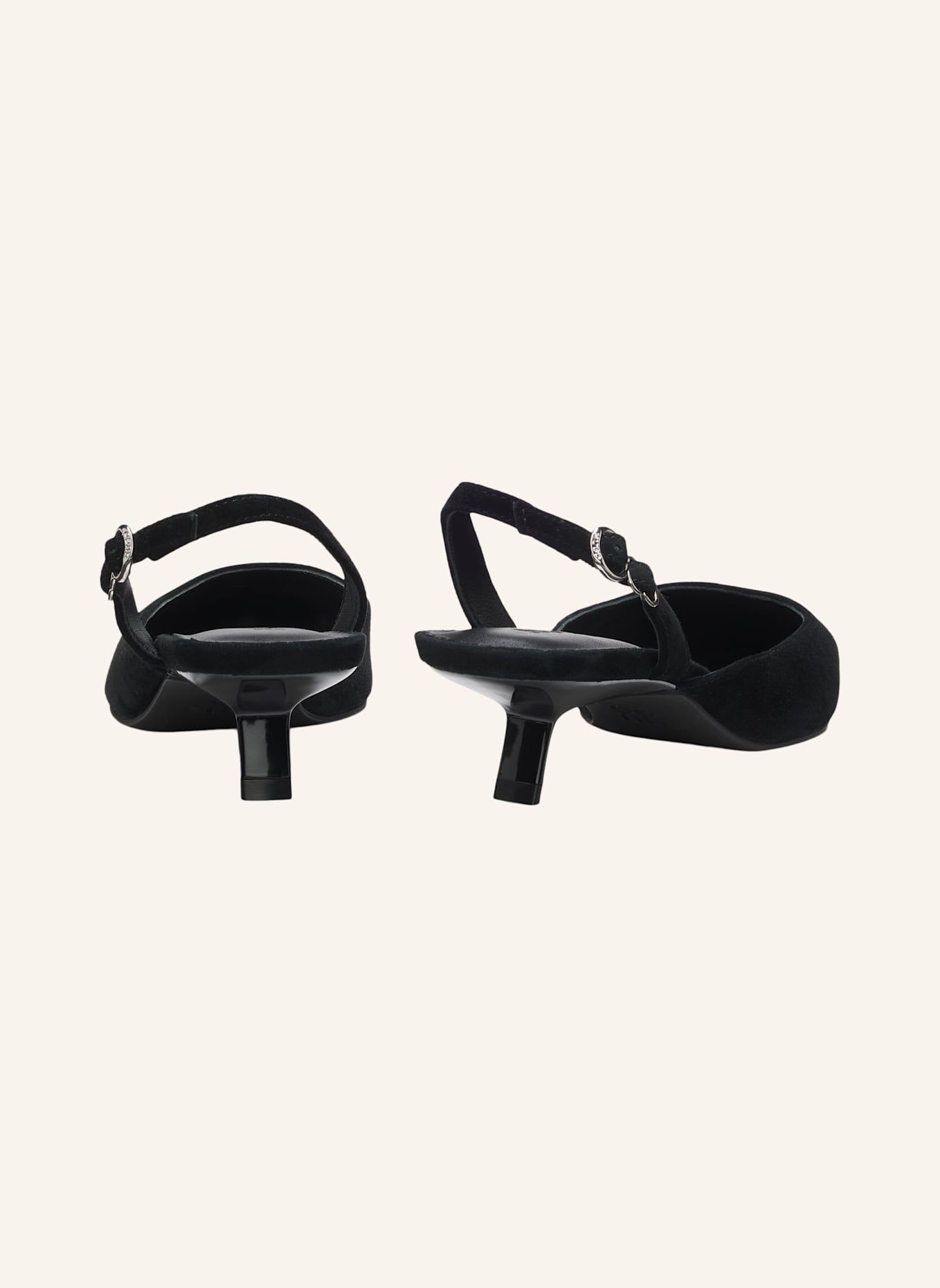 HUGO Pumps SELENY_SLING40_SD: SCHWARZ