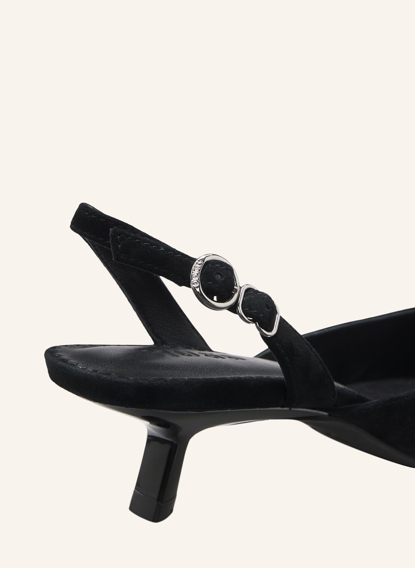 HUGO Pumps SELENY_SLING40_SD: SCHWARZ