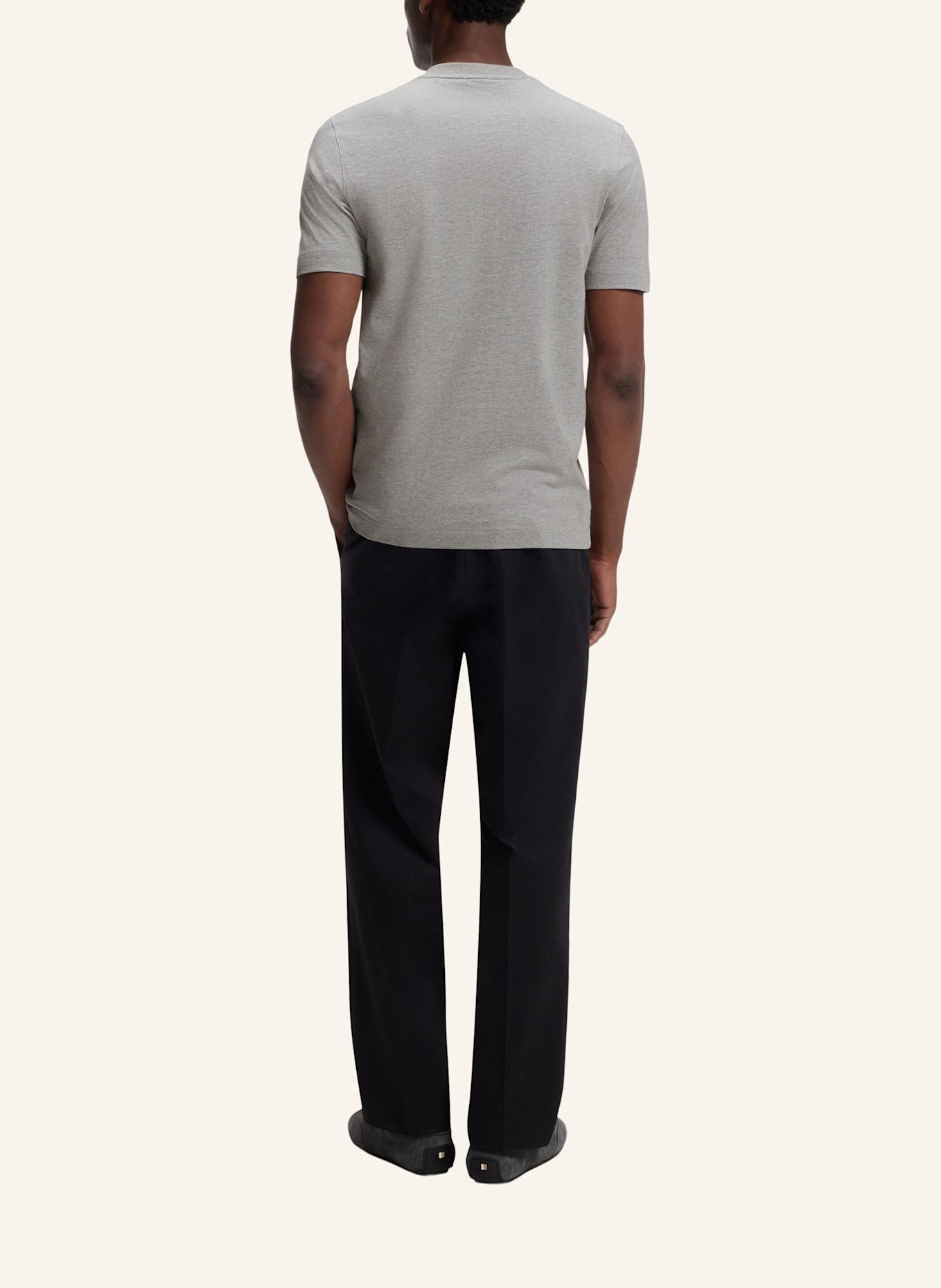 BOSS T-Shirt THOMPSON 01 Regular Fit: GRAU