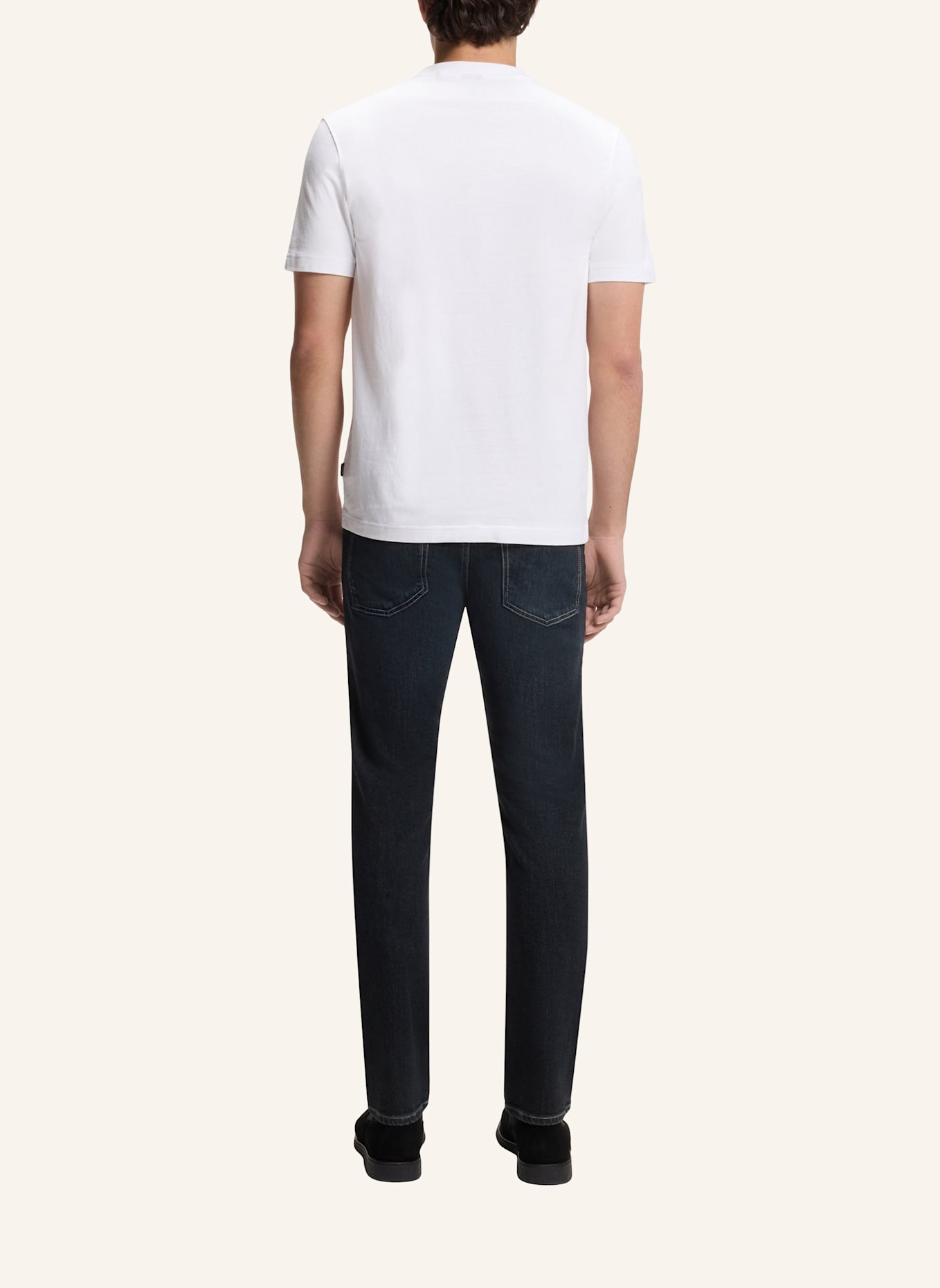 BOSS T-Shirt TE_MOTORS Regular Fit: WEISS