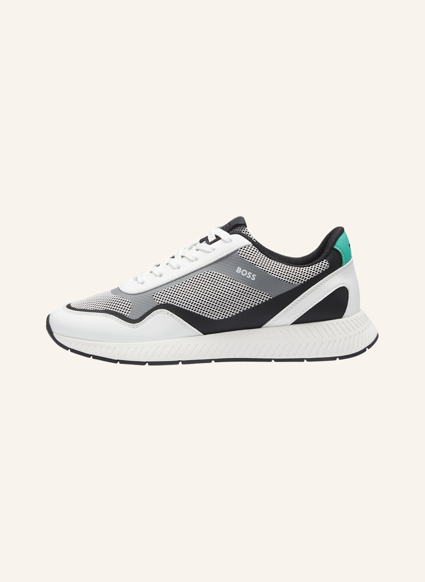 BOSS Sneaker TITANIUM_RUNN_METHAL: WEISS