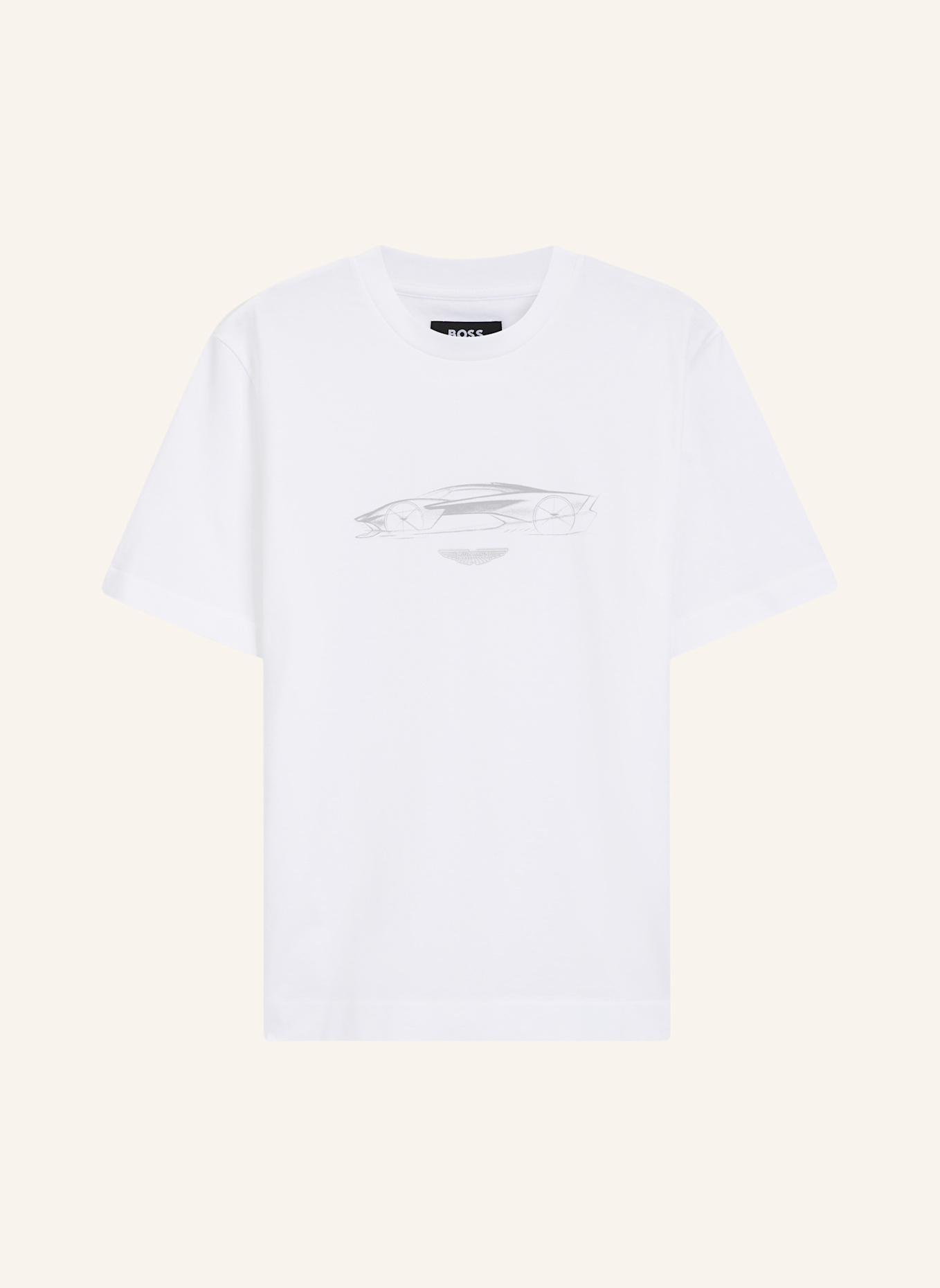 BOSS T-Shirt C-TAUT 181_AM Regular Fit: WEISS